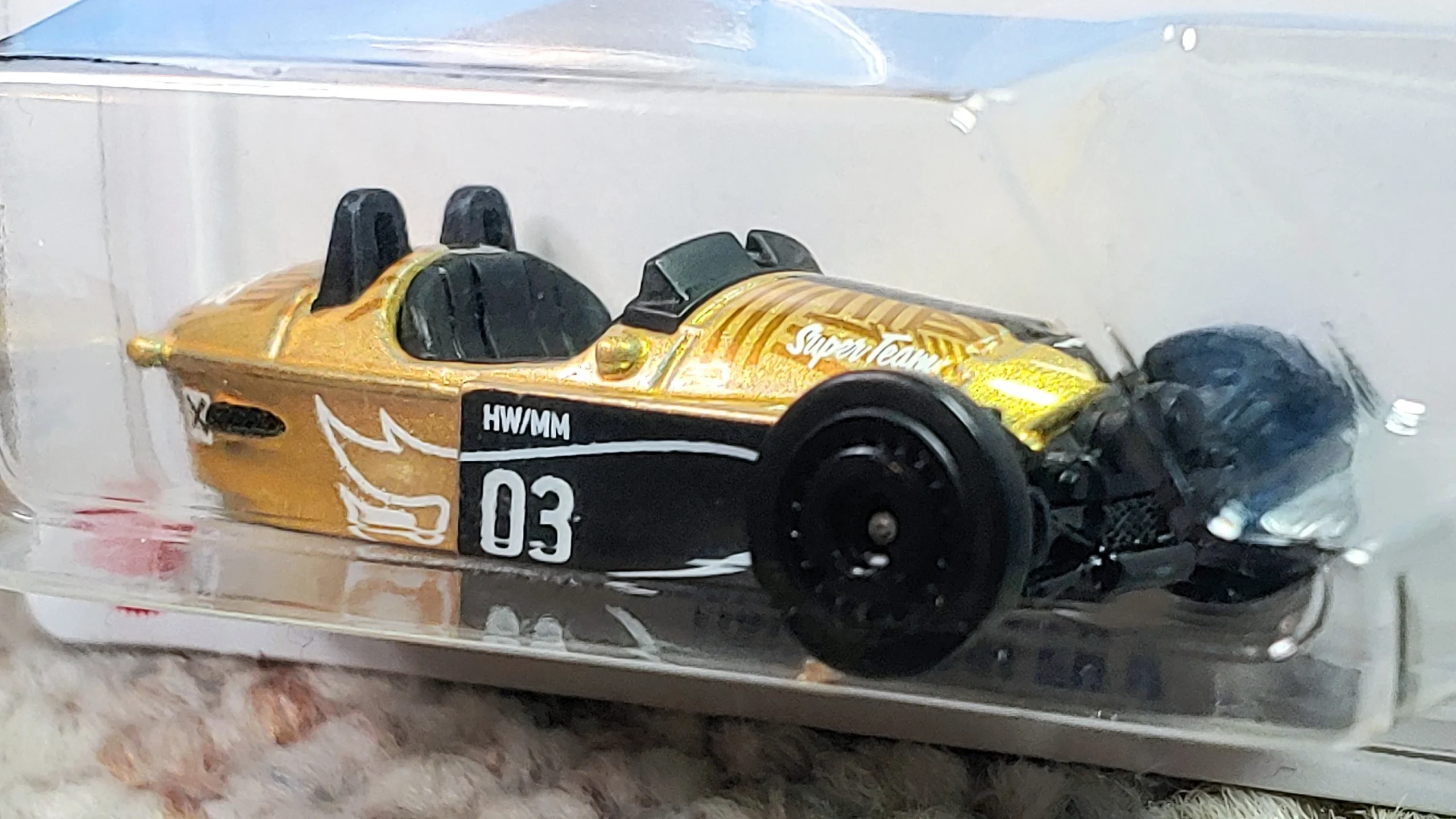 2025 Hot Wheels Morgan Super 3 Gold - Mainline 015/250 - Factory Fresh 1/5 Kroger Exclusive