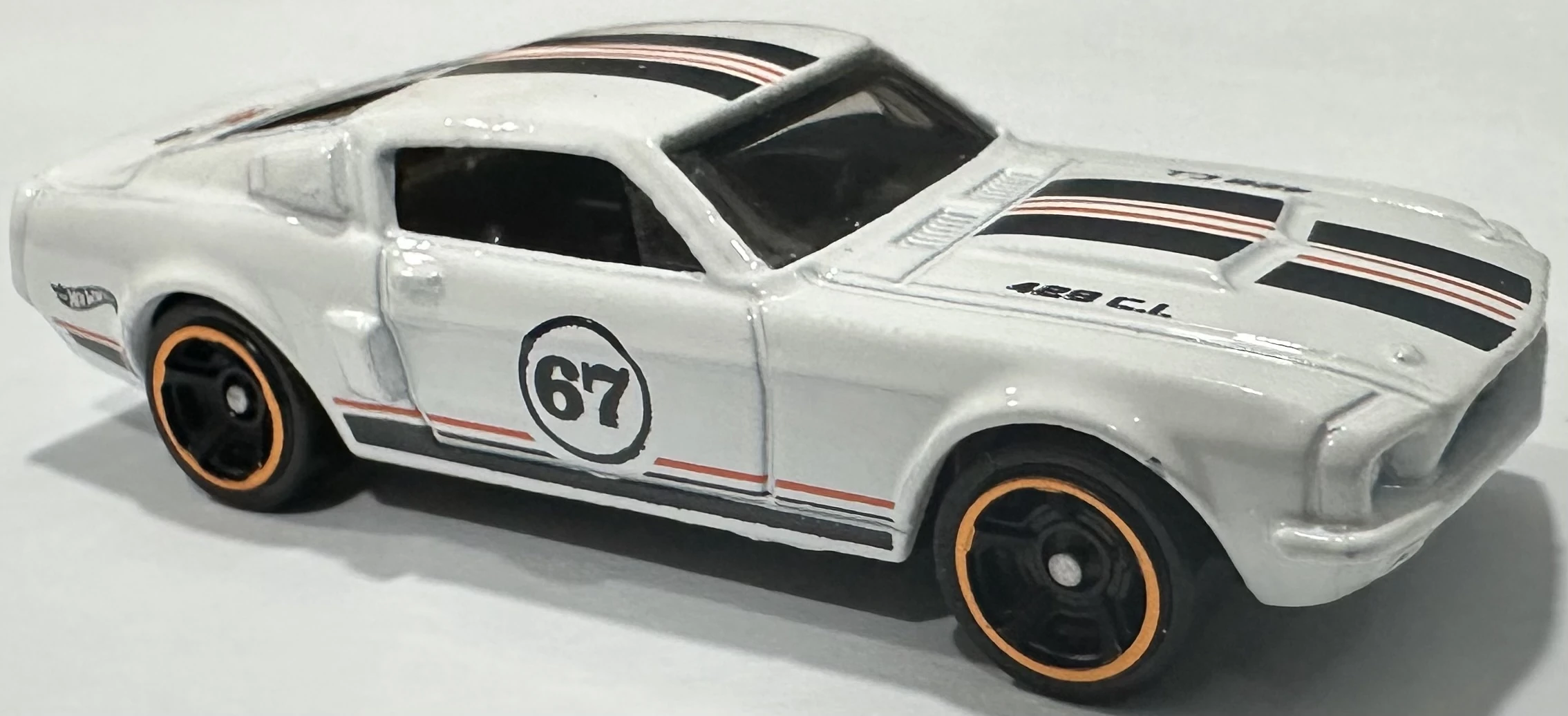2025 Hot Wheels 			'67 Shelby GT500 White - Mainline 161/250 - Mustang Go 3/5