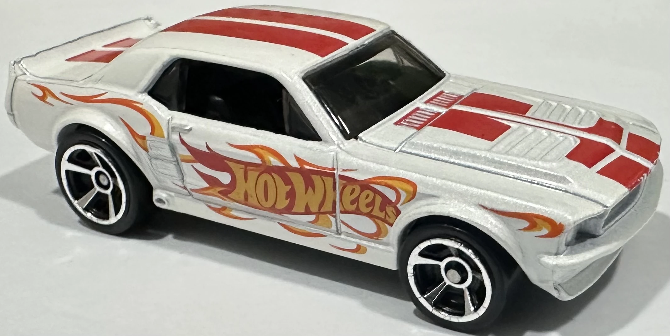 2025 Hot Wheels 																						'67 Ford Mustang Coupe White - Mainline 121/250 - Then and Now 1/10