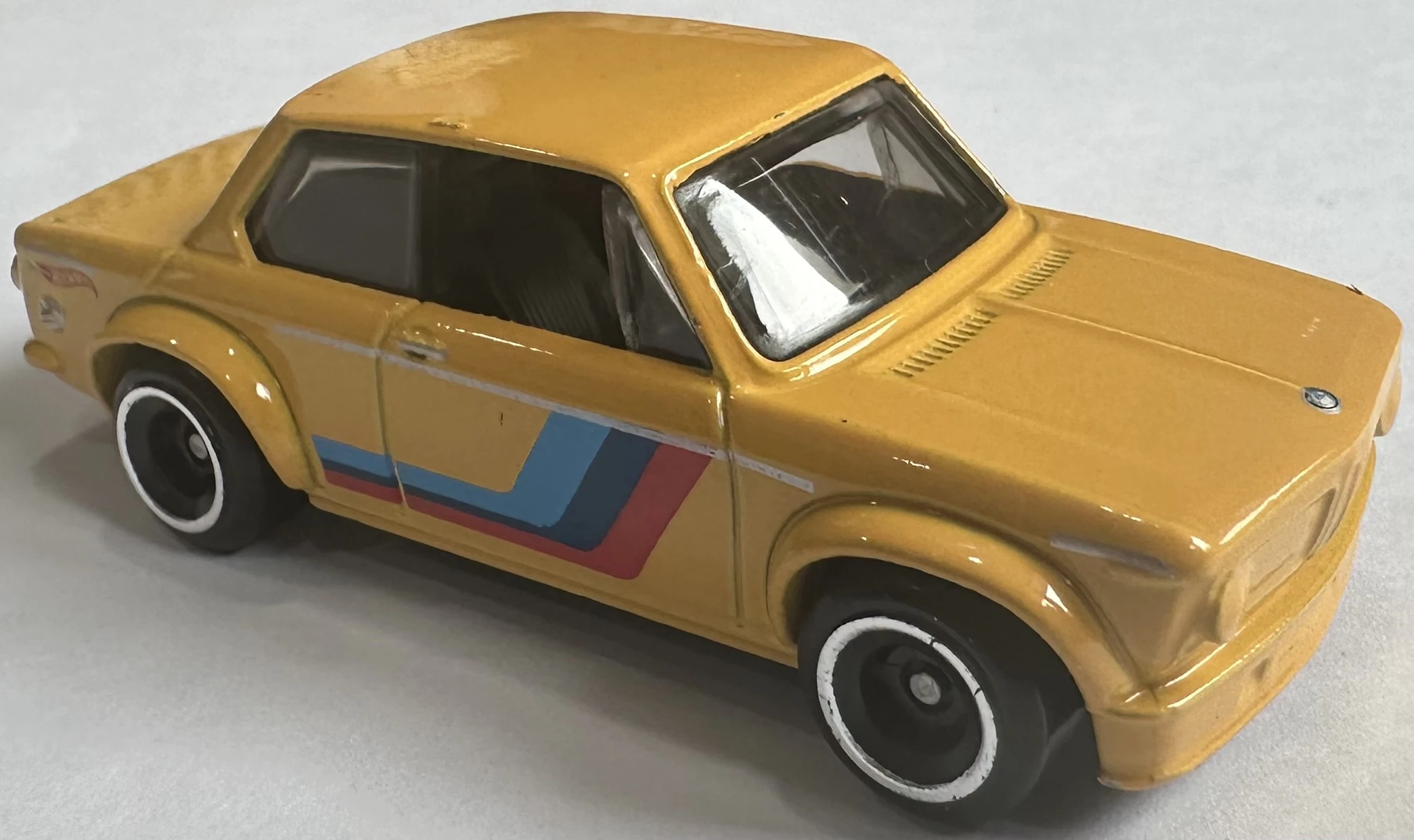 2025 Hot Wheels 	BMW 2002 Yellow - Mainline 077/250 - 70s vs 90s 5/10
