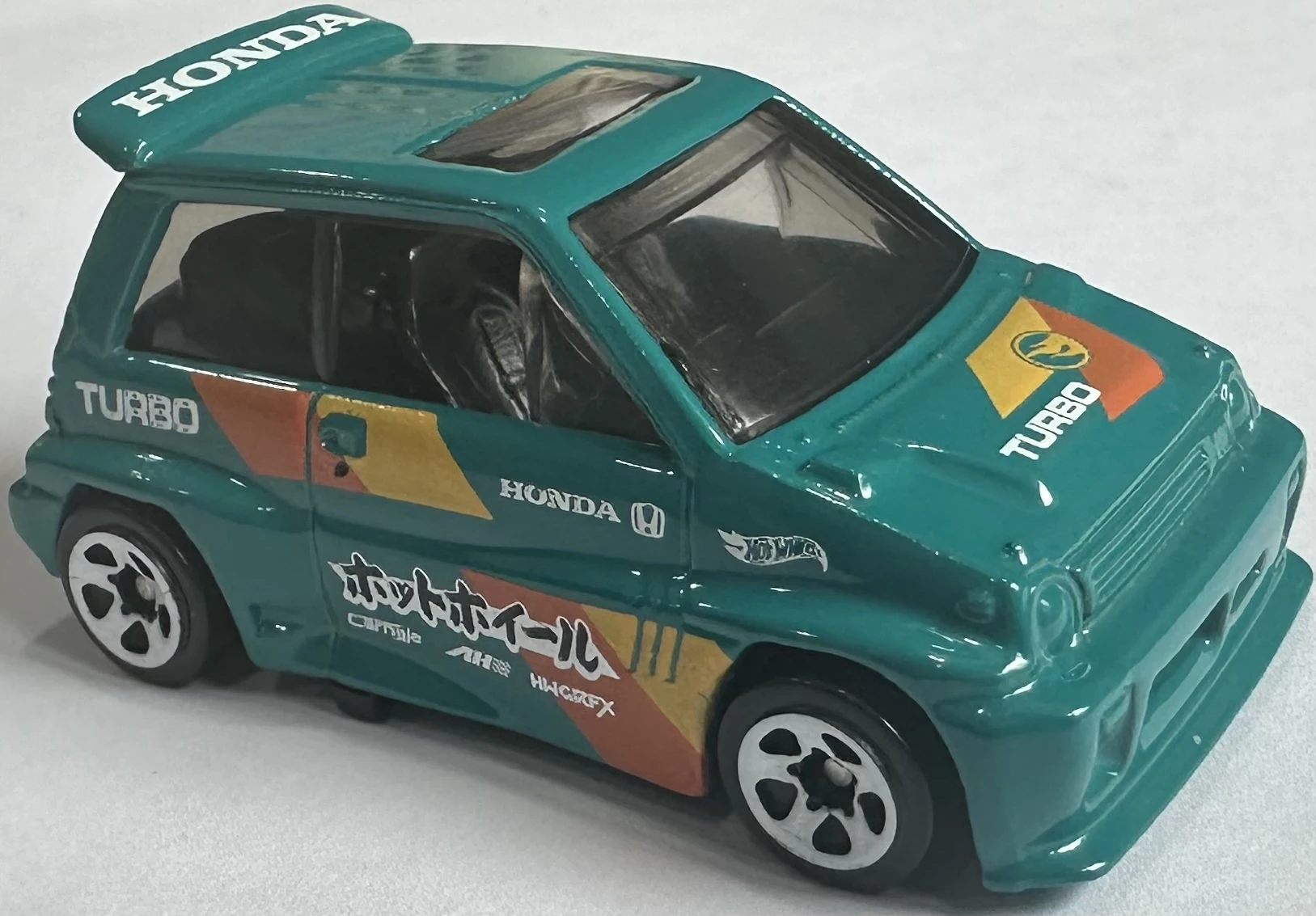 2025 Hot Wheels 	'85 Honda City Turbo II Aqua - Mainline 141/250 - Hot Trucks 5/5