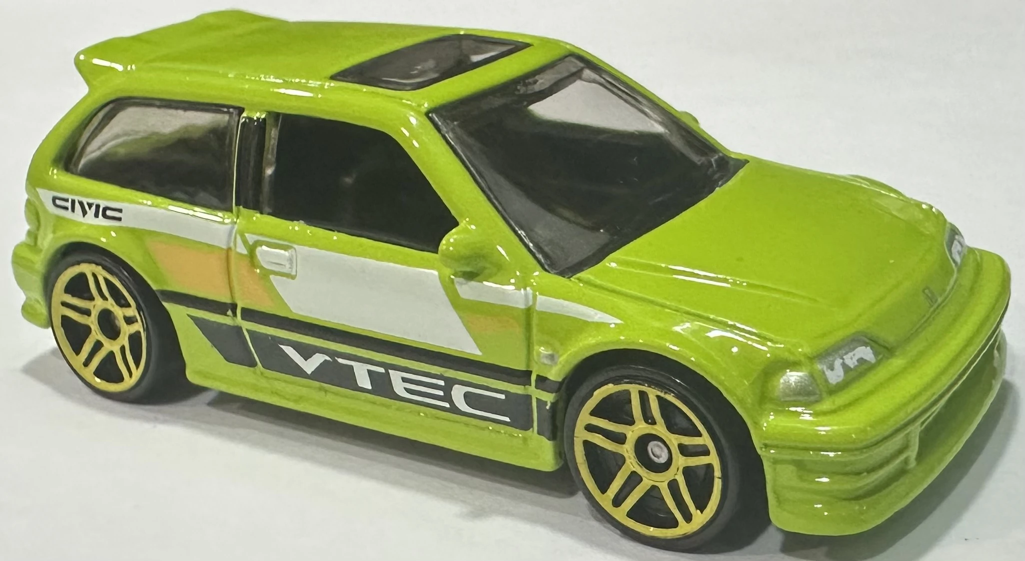 2025 Hot Wheels '90 Honda Civic EF Green - Mainline 028/250 - 70s vs 90s 1/10