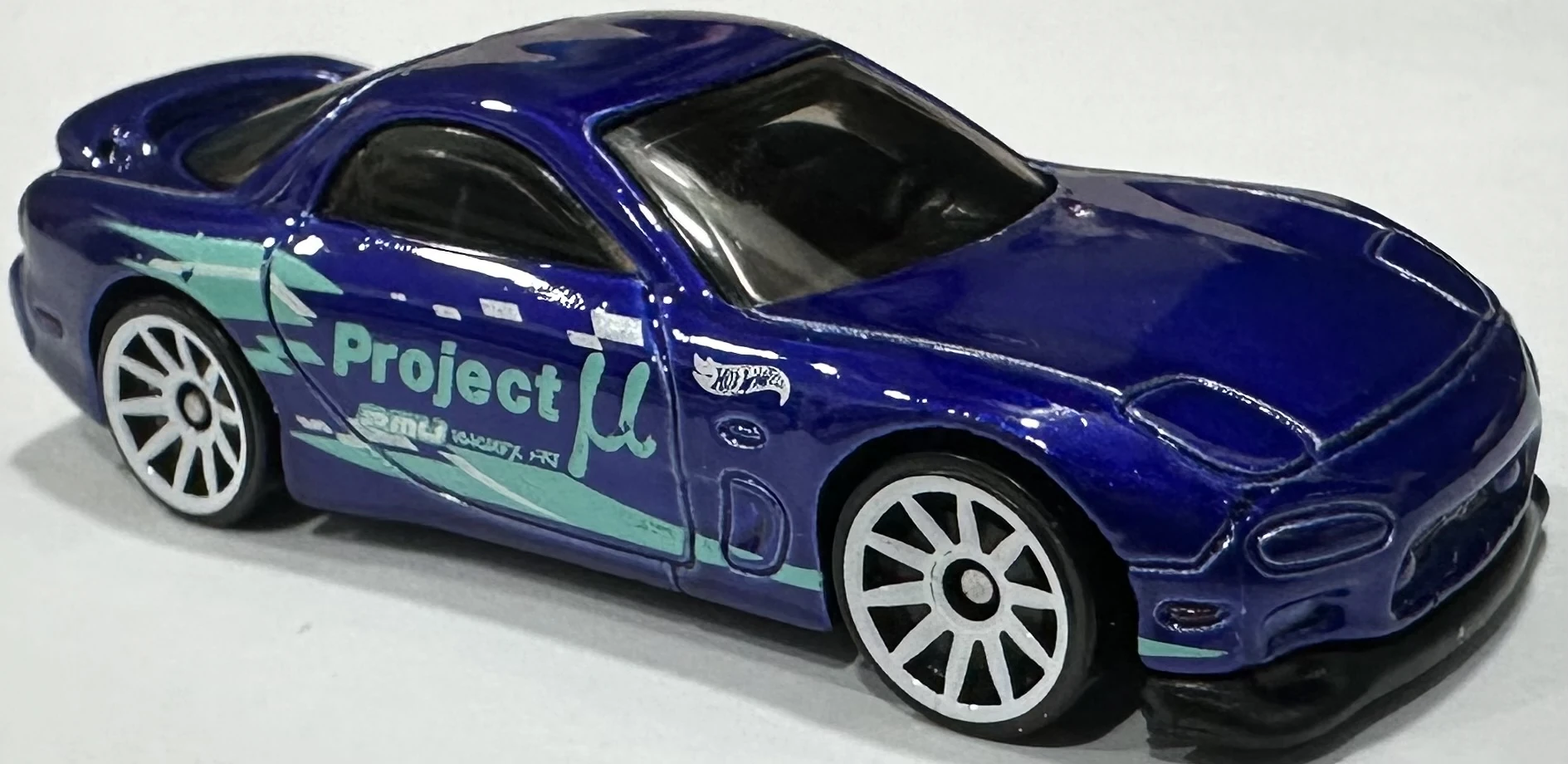2024 Hot Wheels 		'95 Mazda RX-7 Blue - Mainline 170/250 - J-Imports 9/10