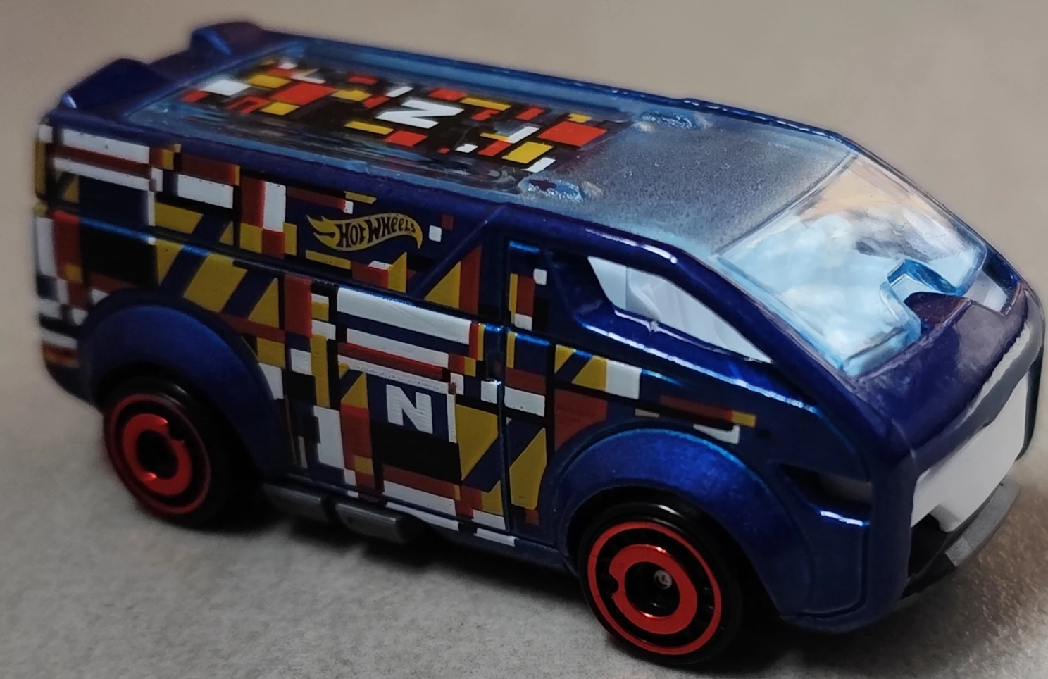 2025 Hot Wheels The Vanster Blue - Mainline 035/250 - Art Cars 3/10