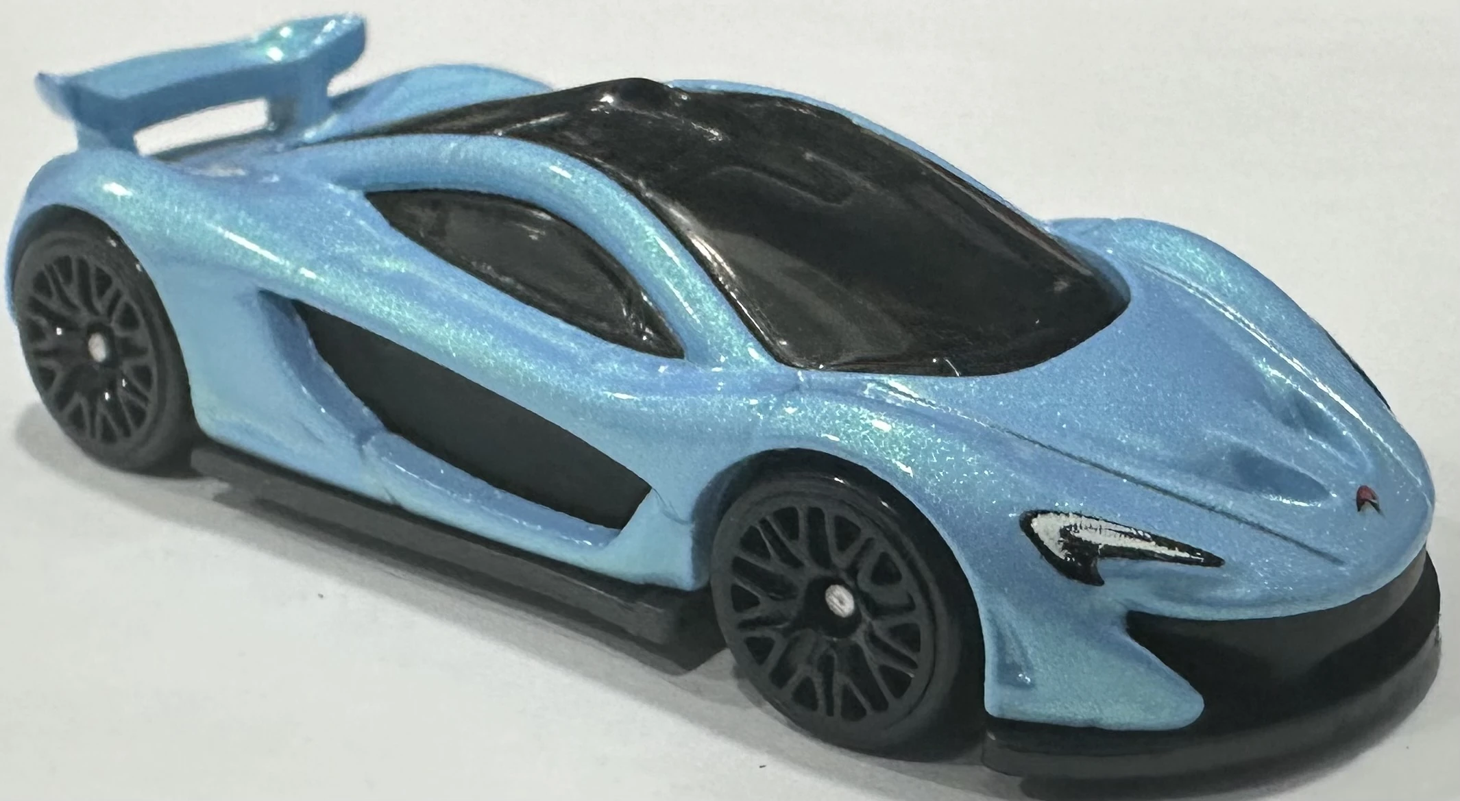 2024 Hot Wheels 					McLaren P1 Light Blue - Mainline 165/250 - Quarter Mile Heroes 1/5