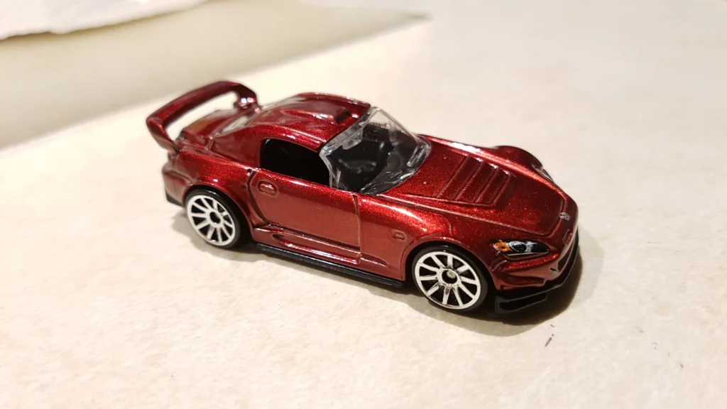 Honda S2000 Metalflake Dark Red - 2018 Hot Wheels Premium - Honda 70th Anniversary