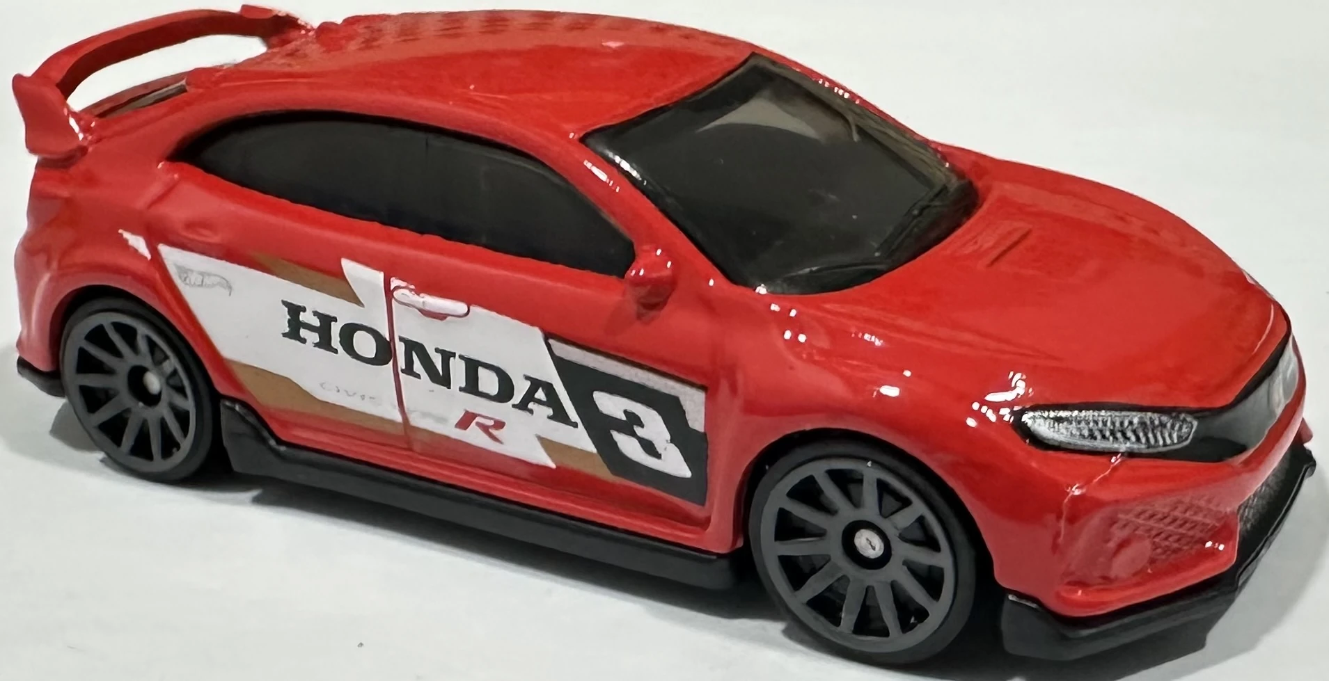 2025 Hot Wheels 																						2018 Honda Civic Type R Red - Mainline 123/250 - Then and Now 3/10