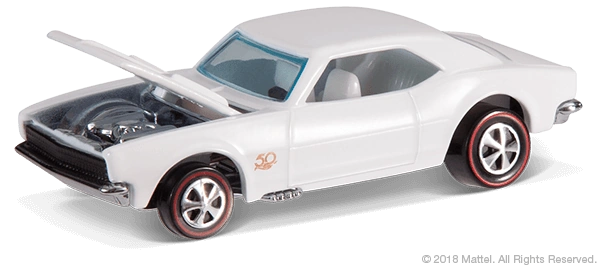 Custom Camaro White - 2018 Hot Wheels Redline Club RLC