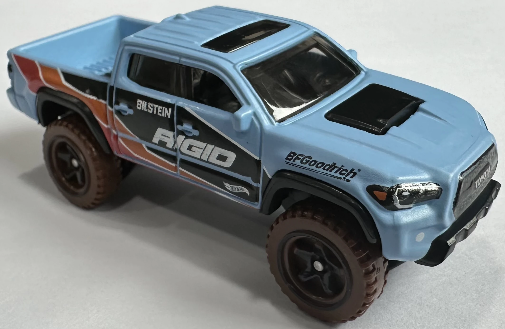 2024 Hot Wheels 	'20 Toyota Tacoma Light Blue - Mainline 198/250 - Dirt 4/10