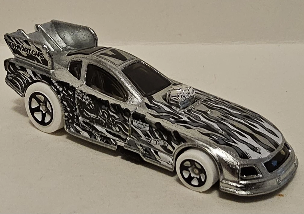 2024 Hot Wheels 		Mustang Funny Car Zamac - Mainline 112/250 - Art Cars 5/10