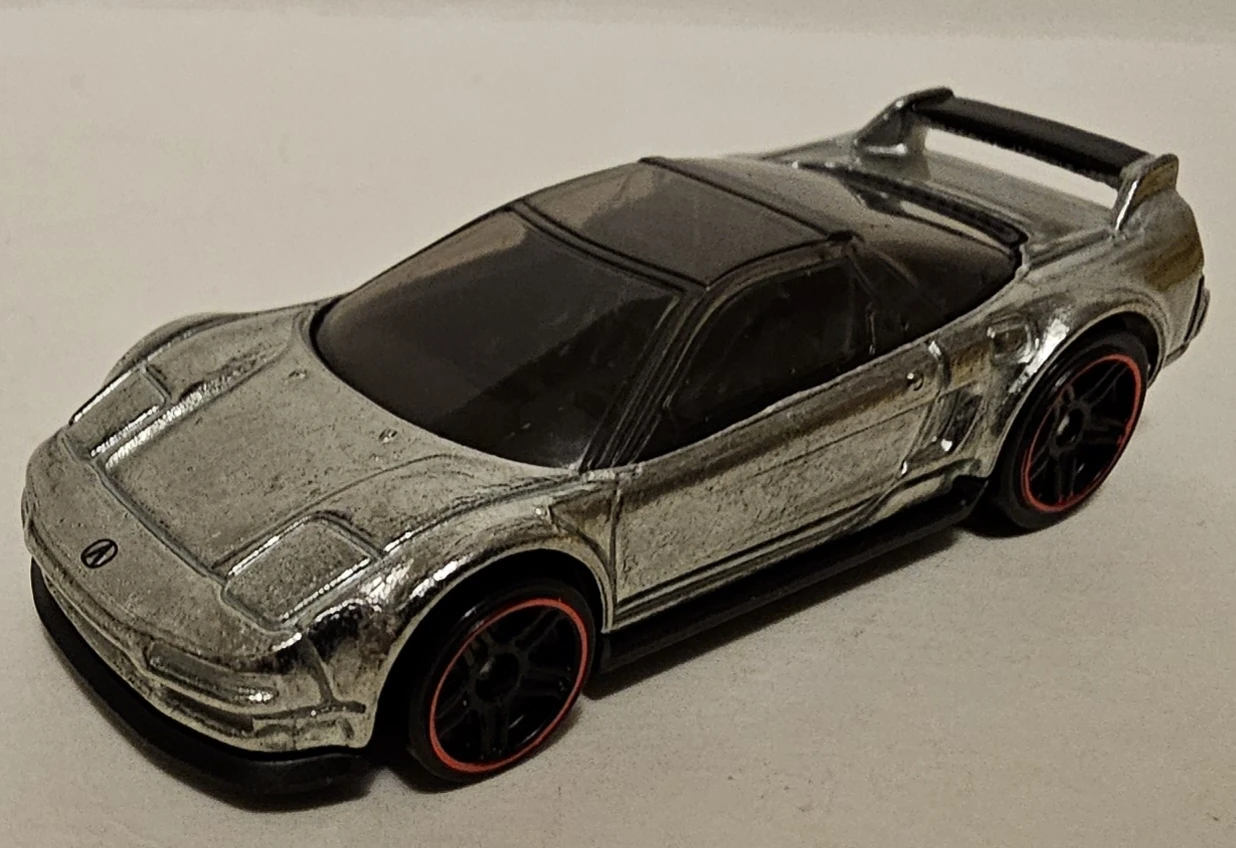 2024 Hot Wheels 							'90 Acura NSX Zamac Chrome - Mainline 175/250 - The 90s 2/10