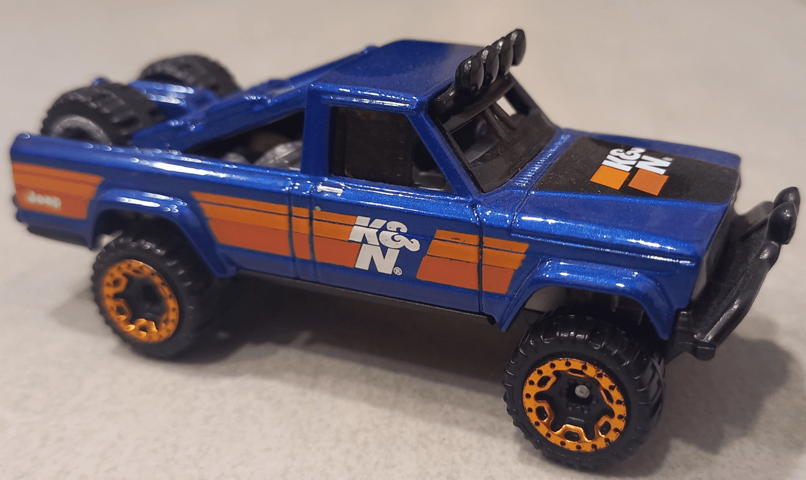 2024 Hot Wheels '19 	'73 Jeep J10 Blue - Mainline 091/250 - Hot Trucks 4/10