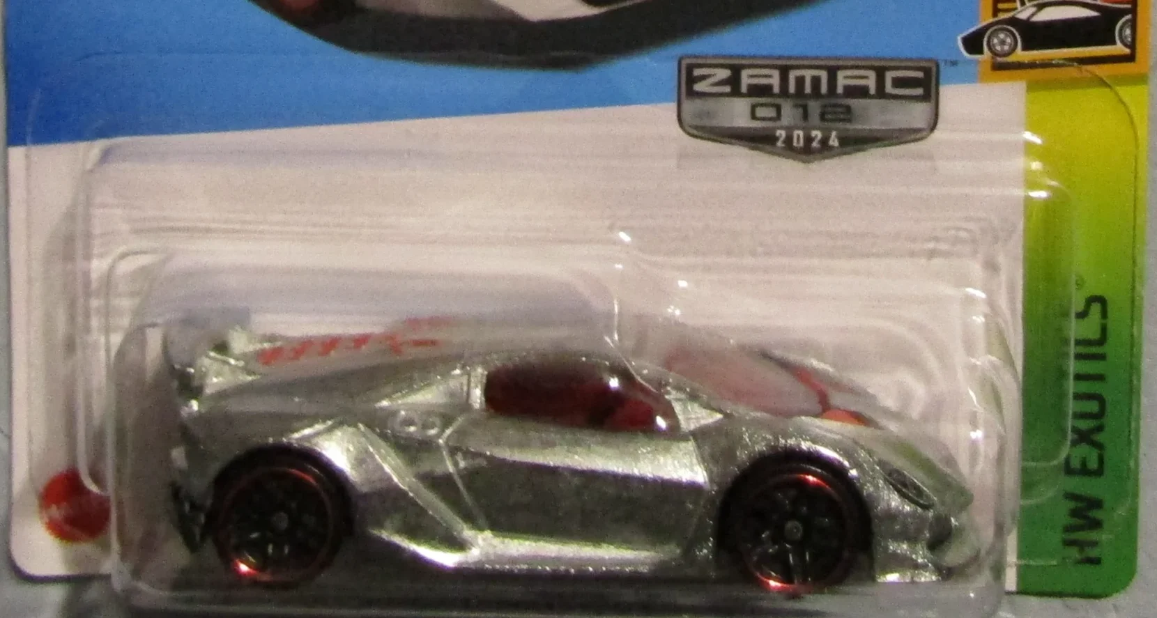 2024 Hot Wheels Lamborghini Sesto Elemento Zamac Chrome - Mainline 204/250 - Exotics 4/10