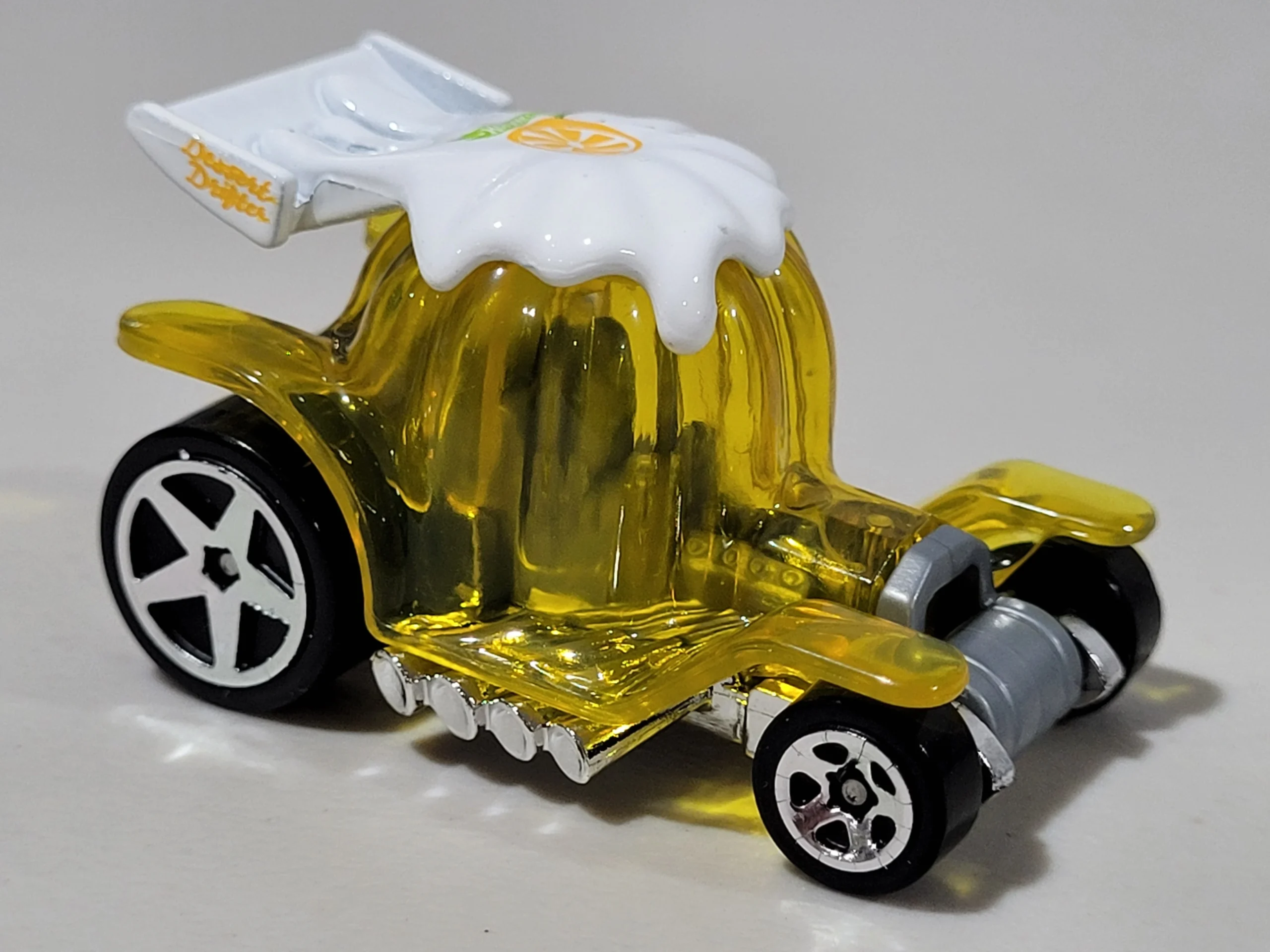 2024 Hot Wheels 		Dessert Drifter Yellow - Mainline 162/250 - Fast Foodie 2/5