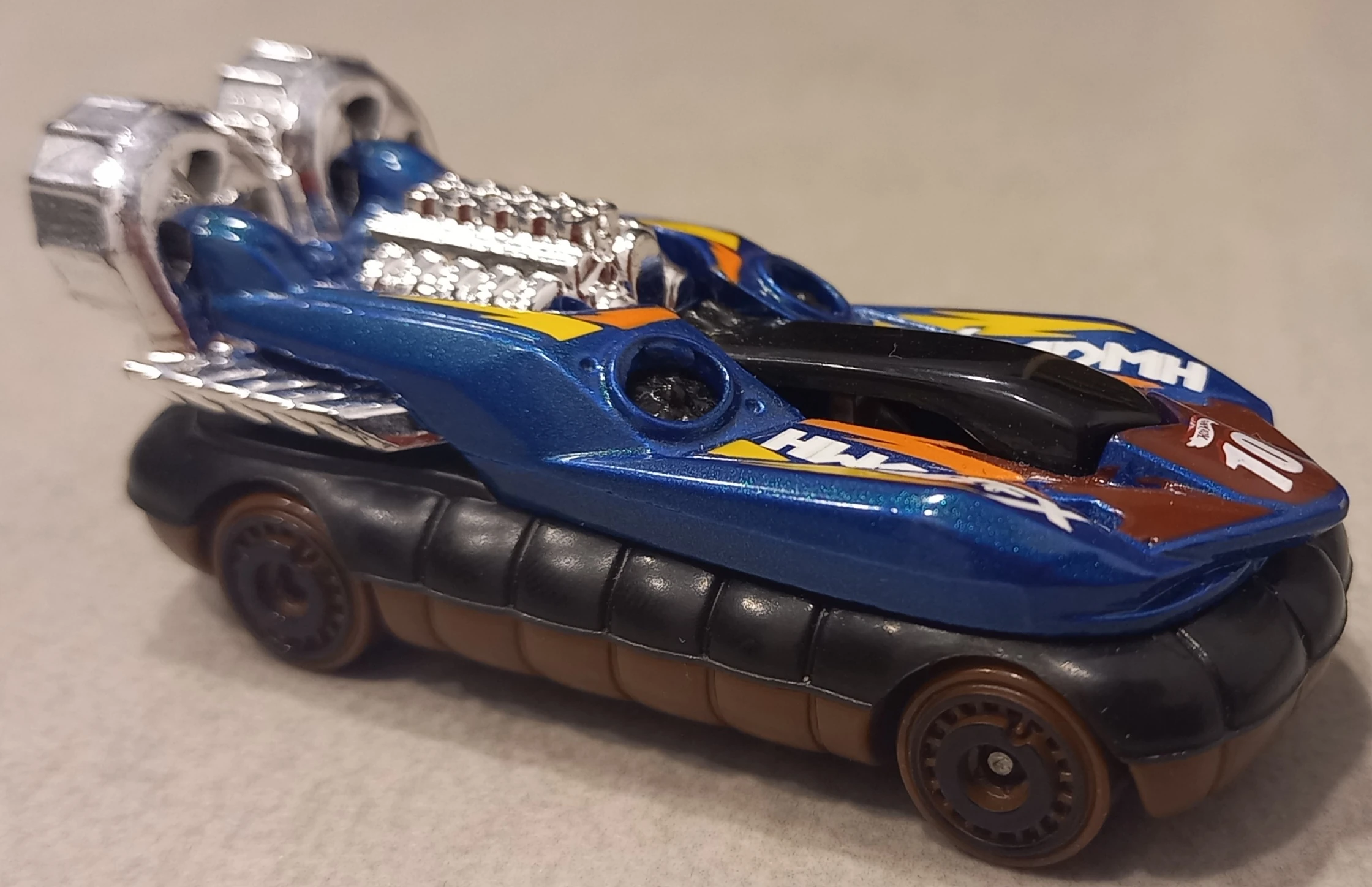 2024 Hot Wheels 	Hover Storm Blue - Mainline 223/250 - Dirt 7/10