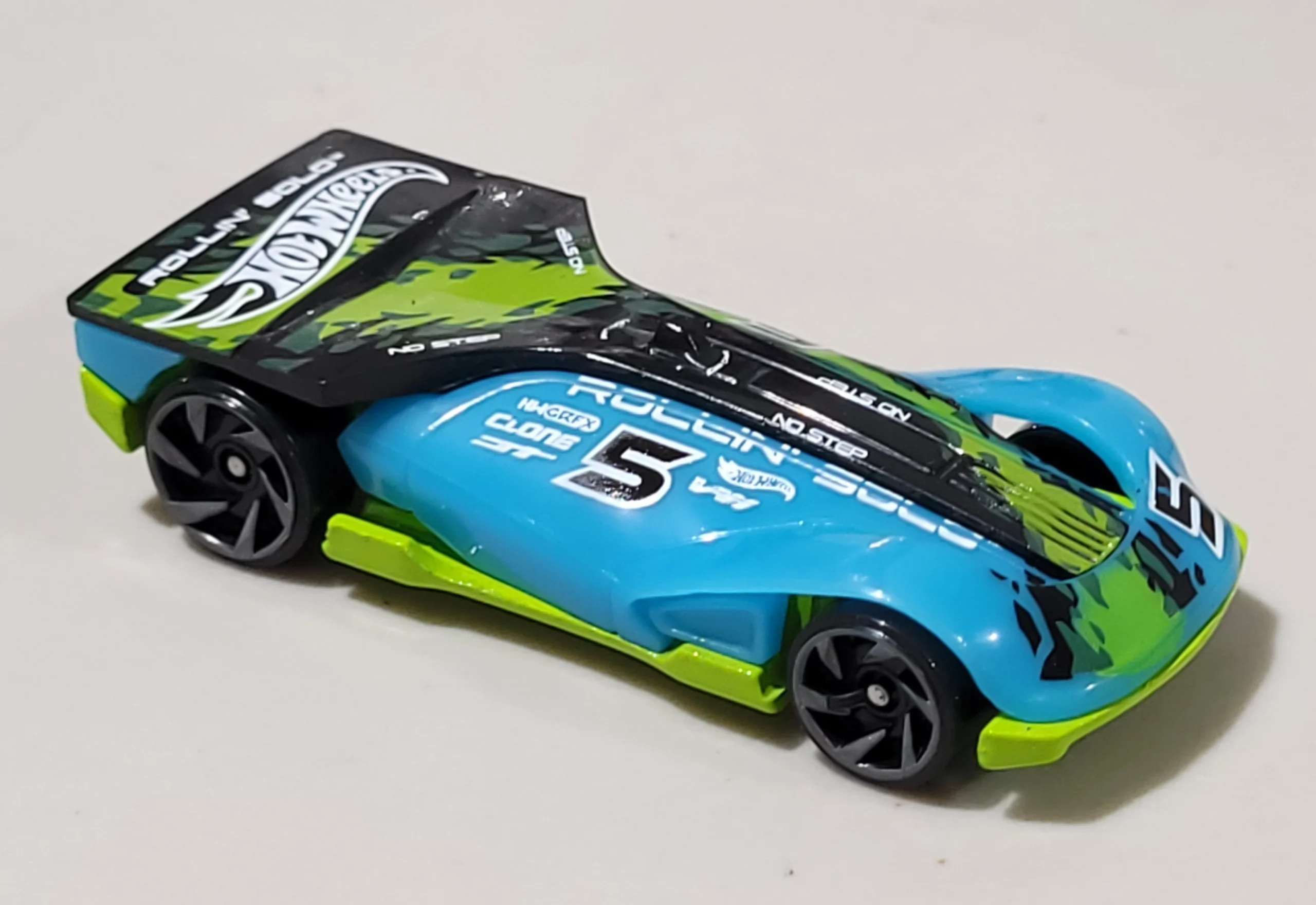 2024 Hot Wheels Rollin' Solo Blue - Mainline 154/250 - Track Champs 2/5