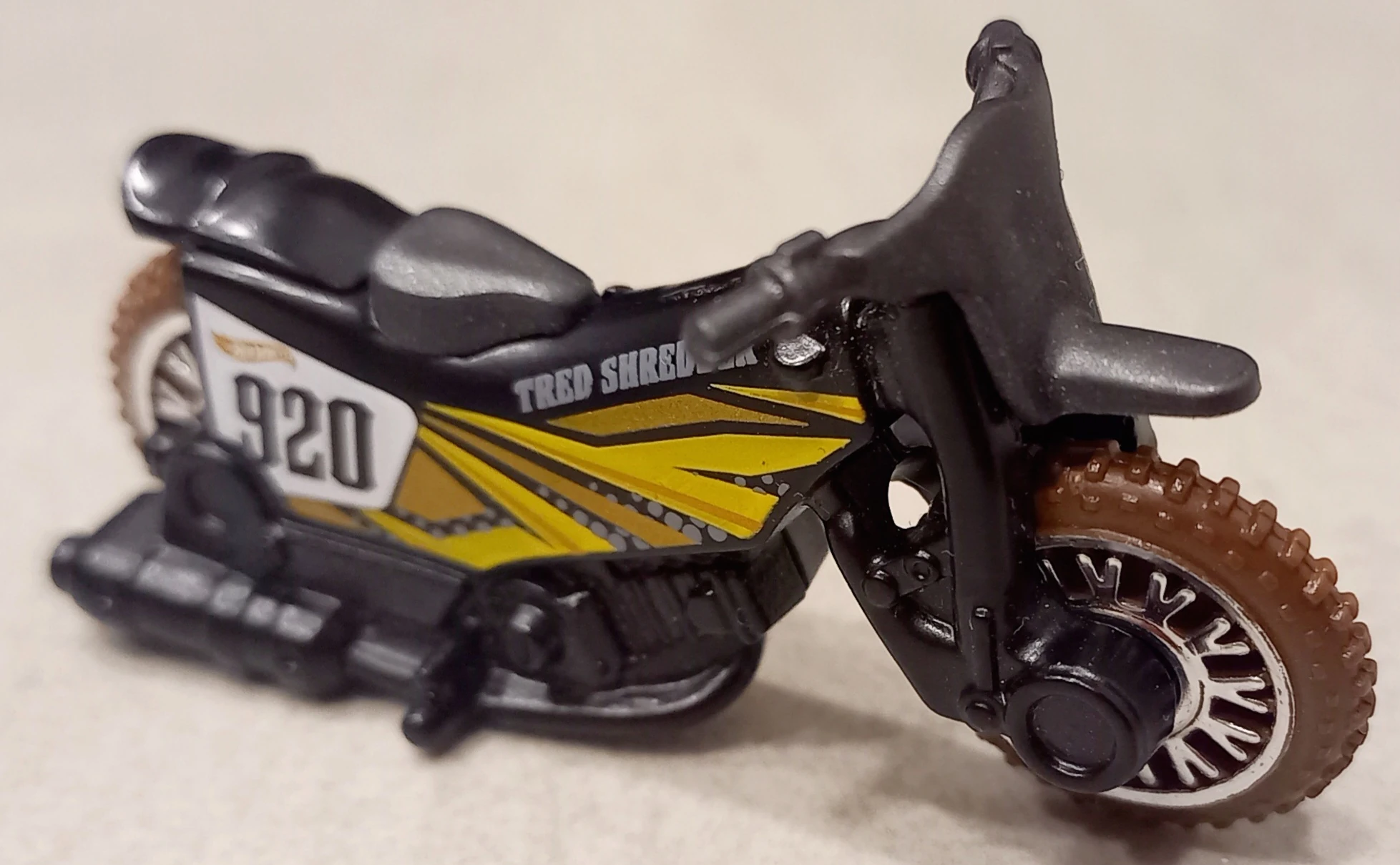 2024 Hot Wheels 		Tred Shredder Black - Mainline 234/250 - Dirt 9/10