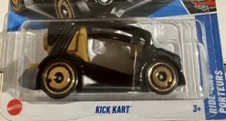 2025 Hot Wheels Kick Kart Black - Mainline 023/250 - Ride-ons 2/5