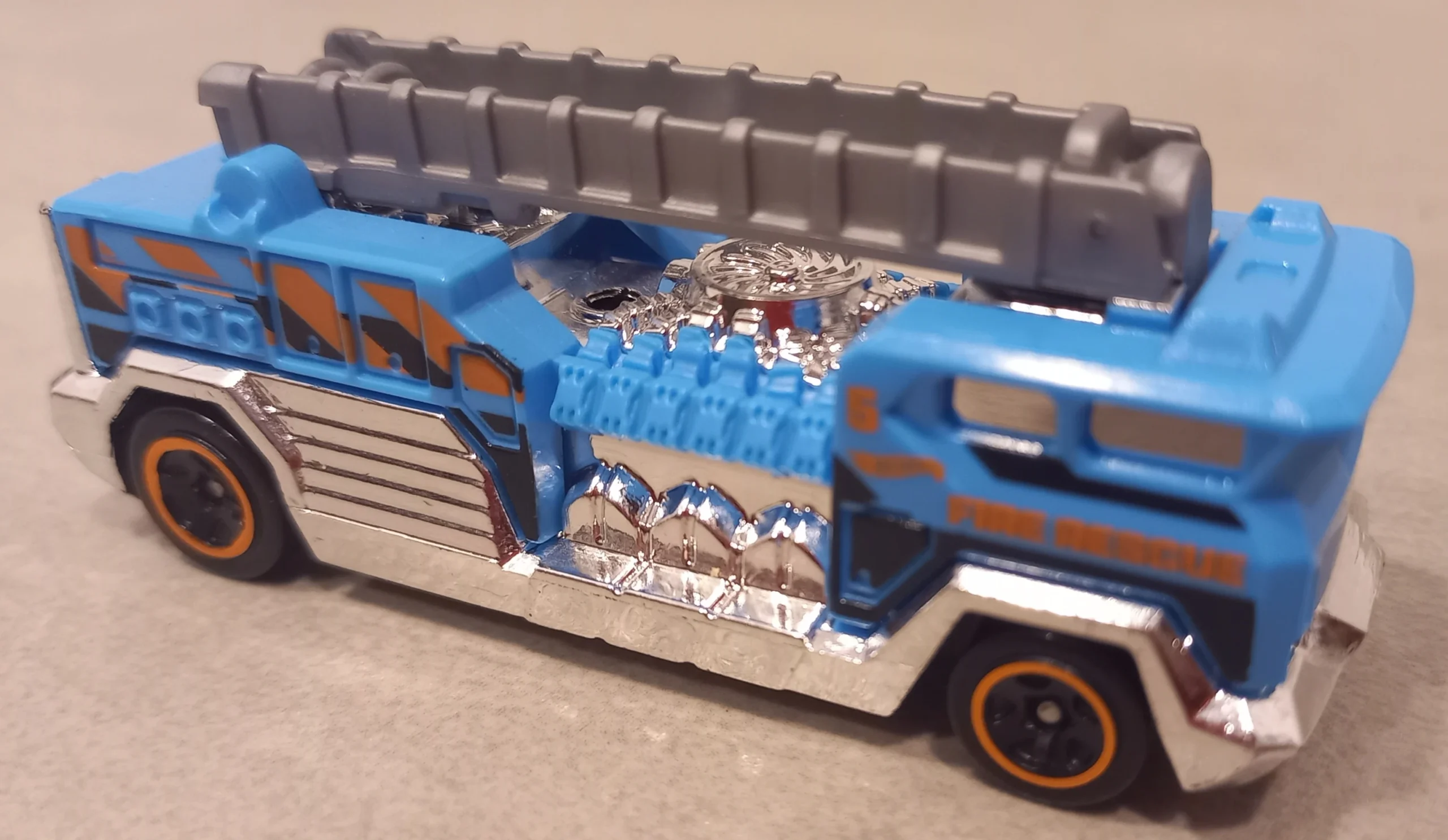 2024 Hot Wheels 		5 Alarm Blue - Mainline 125/250 - Metro 3/10