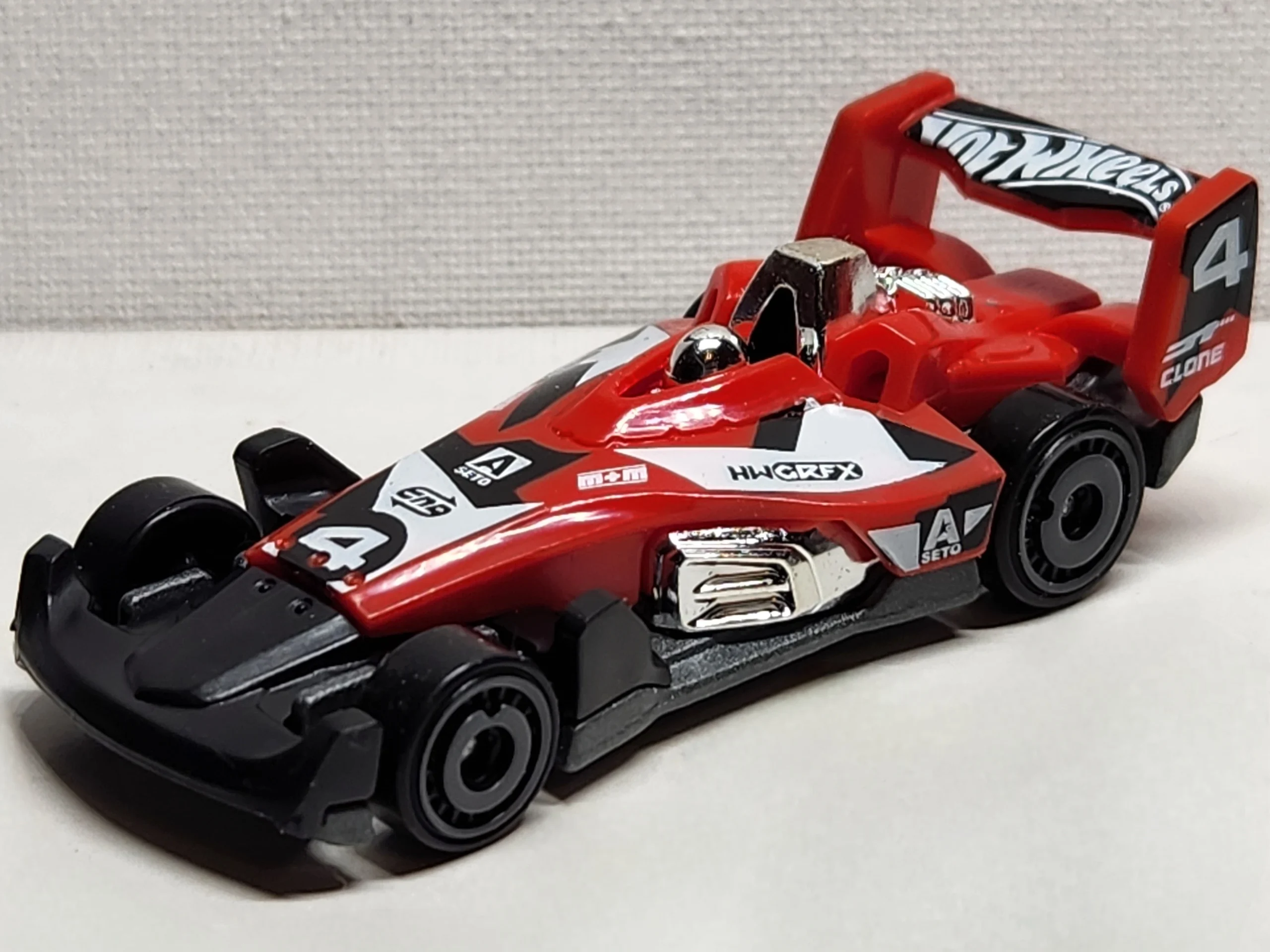2024 Hot Wheels 			HW-4-TRAC Red - Mainline 101/250 - Race Day 4/10
