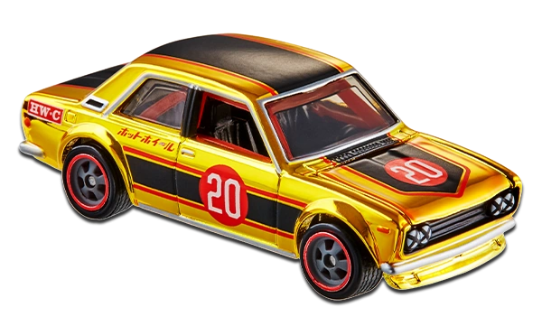 Datsun Bluebird 510 Bright Yellow - 2020 Hot Wheels Redline Club RLC