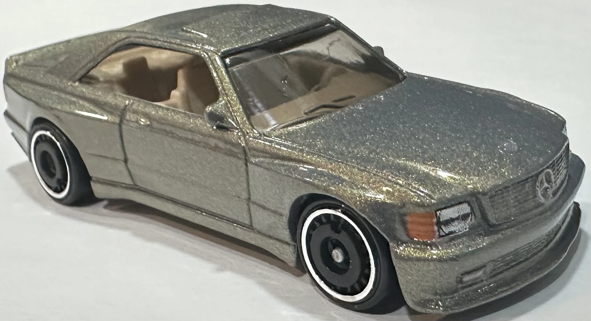 2025 Hot Wheels 																													'89 Mercedes-Benz 560 SEC AMG Gray - Mainline 186/250 - Wild Widebody 2/5 
