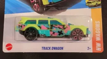 2025 Hot Wheels El Track Dwagon Green - Mainline 184/250 - Wagons 2/5