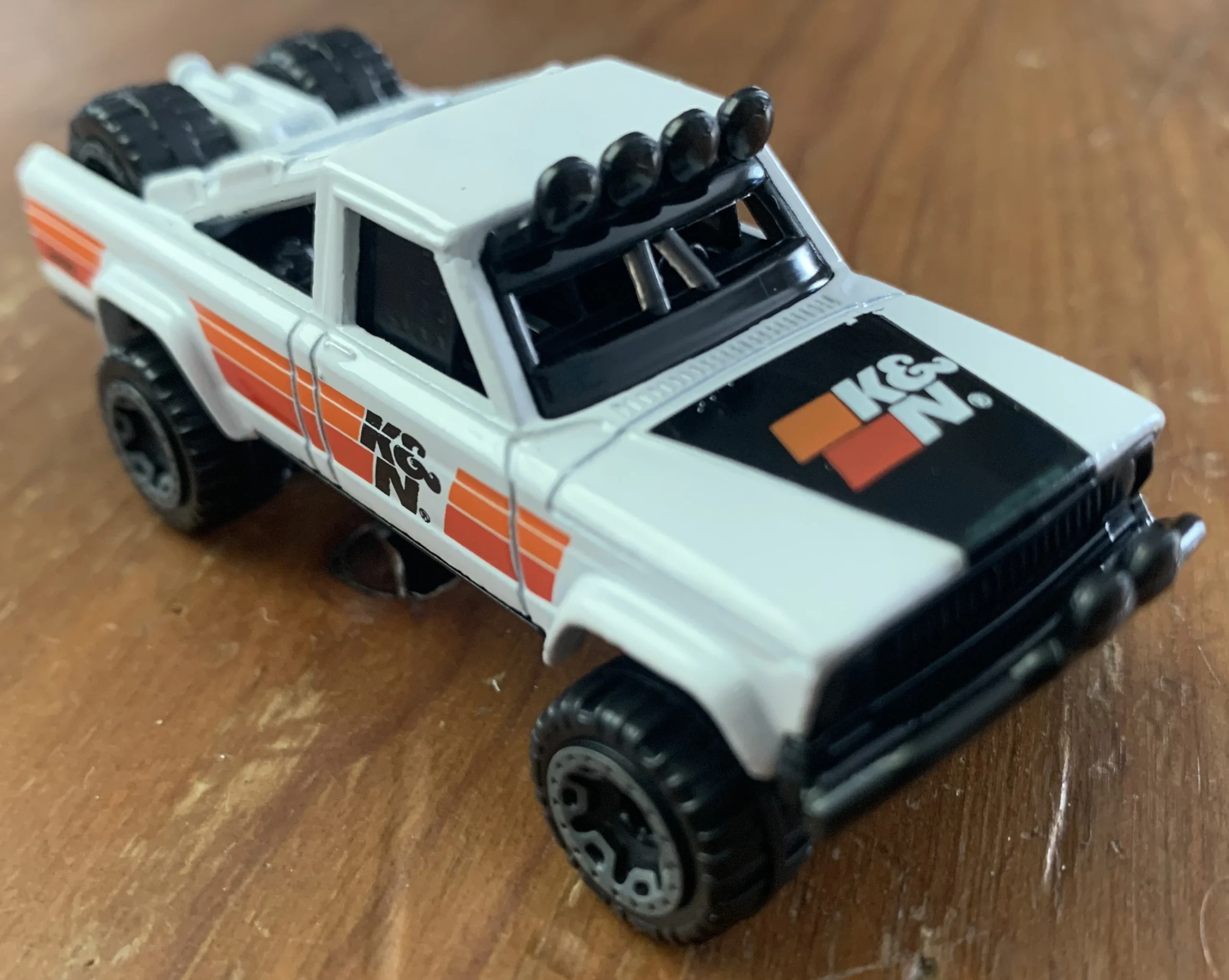 2024 Hot Wheels '19 	'73 Jeep J10 White - Mainline 091/250 - Hot Trucks 4/10