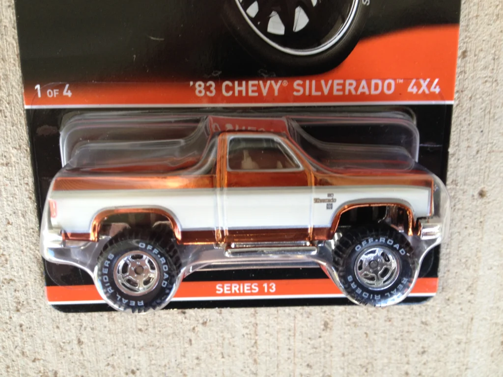 1983 Chevy Silverado 4x4 Brown - 2015 Hot Wheels Redline Club RLC