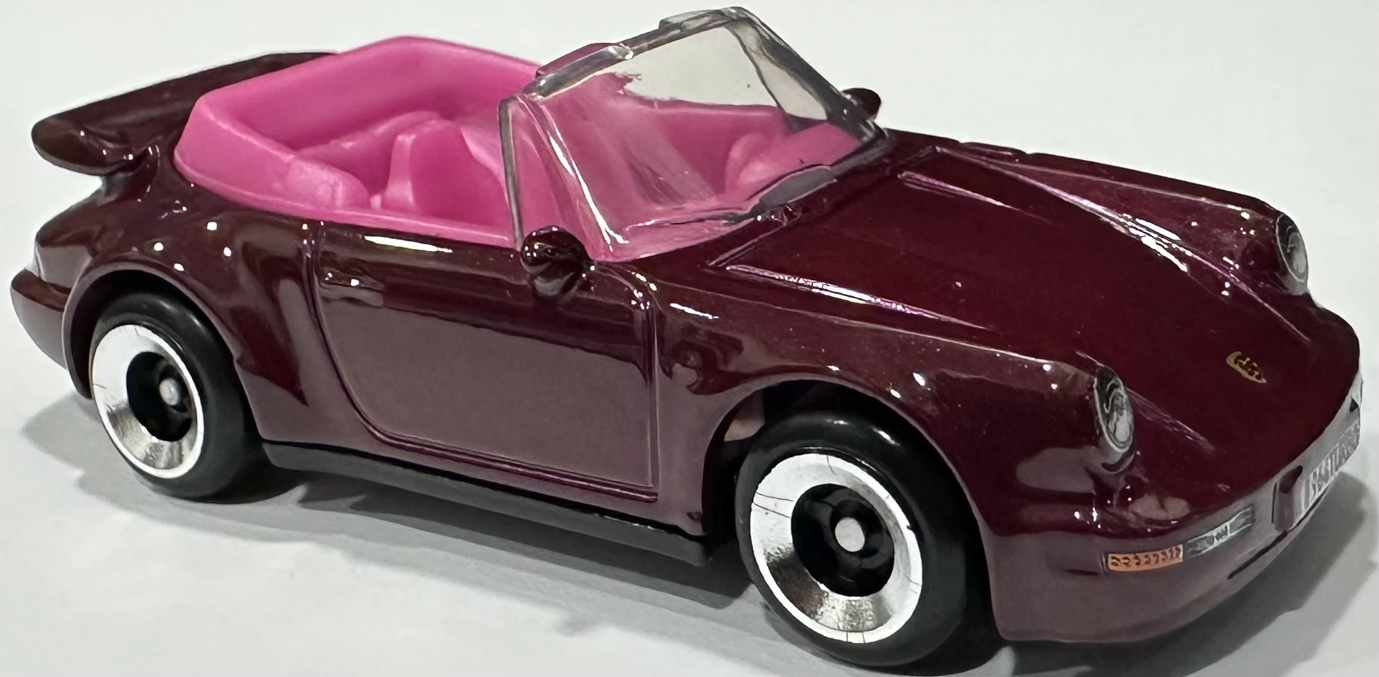 2025 Hot Wheels 																								Porsche 911 Turbo Cabriolet Wine - Mainline 239/250 - Then and Now 10/10 