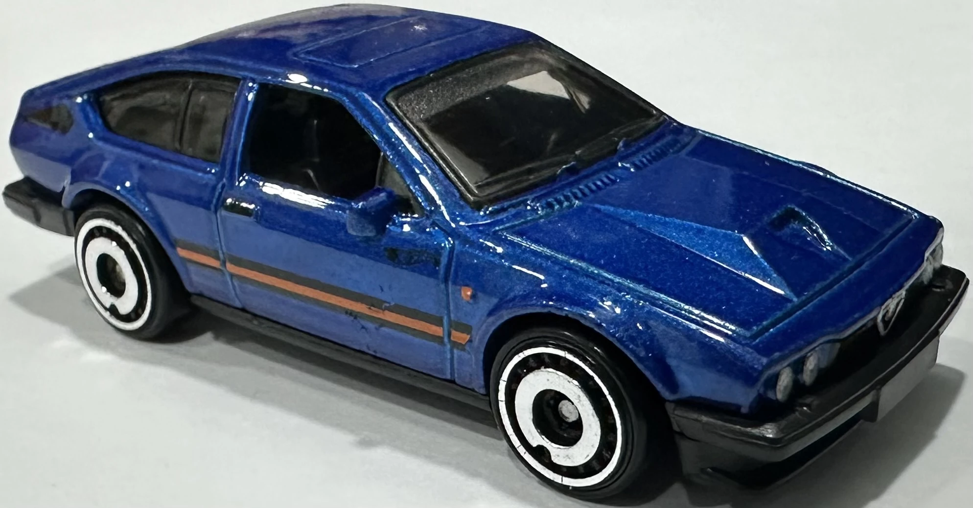 2024 Hot Wheels 					Alfa Romeo GTV6 3.0 Blue - Mainline 098/250 - Factory Fresh 8/10