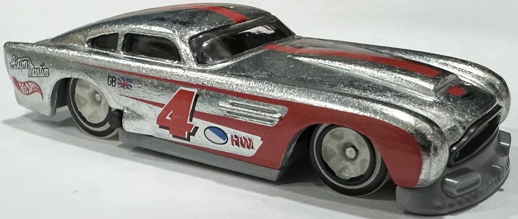 2024 Hot Wheels 				Aston Martin DB4GT High-Speed Edition Chrome - Mainline 219/250 - Muscle Mania 5/5