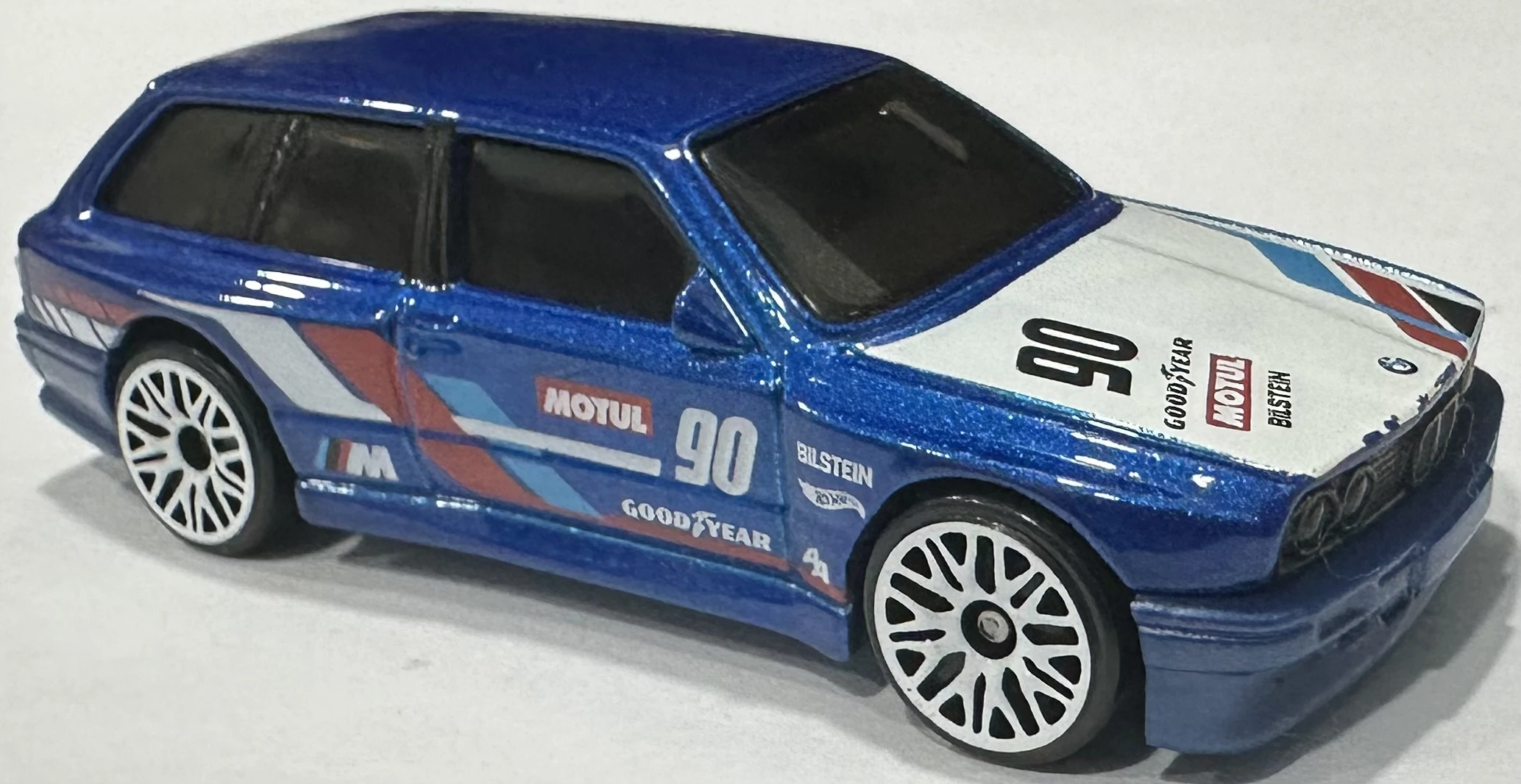 2024 Hot Wheels 							BMW M3 Wagon Blue - Mainline 138/250 - Modified 10/10