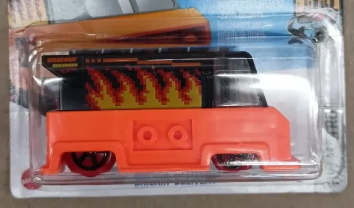 2024 Hot Wheels 	Brickin' Delivery Orange - Mainline 104/250 - Metro 1/5
