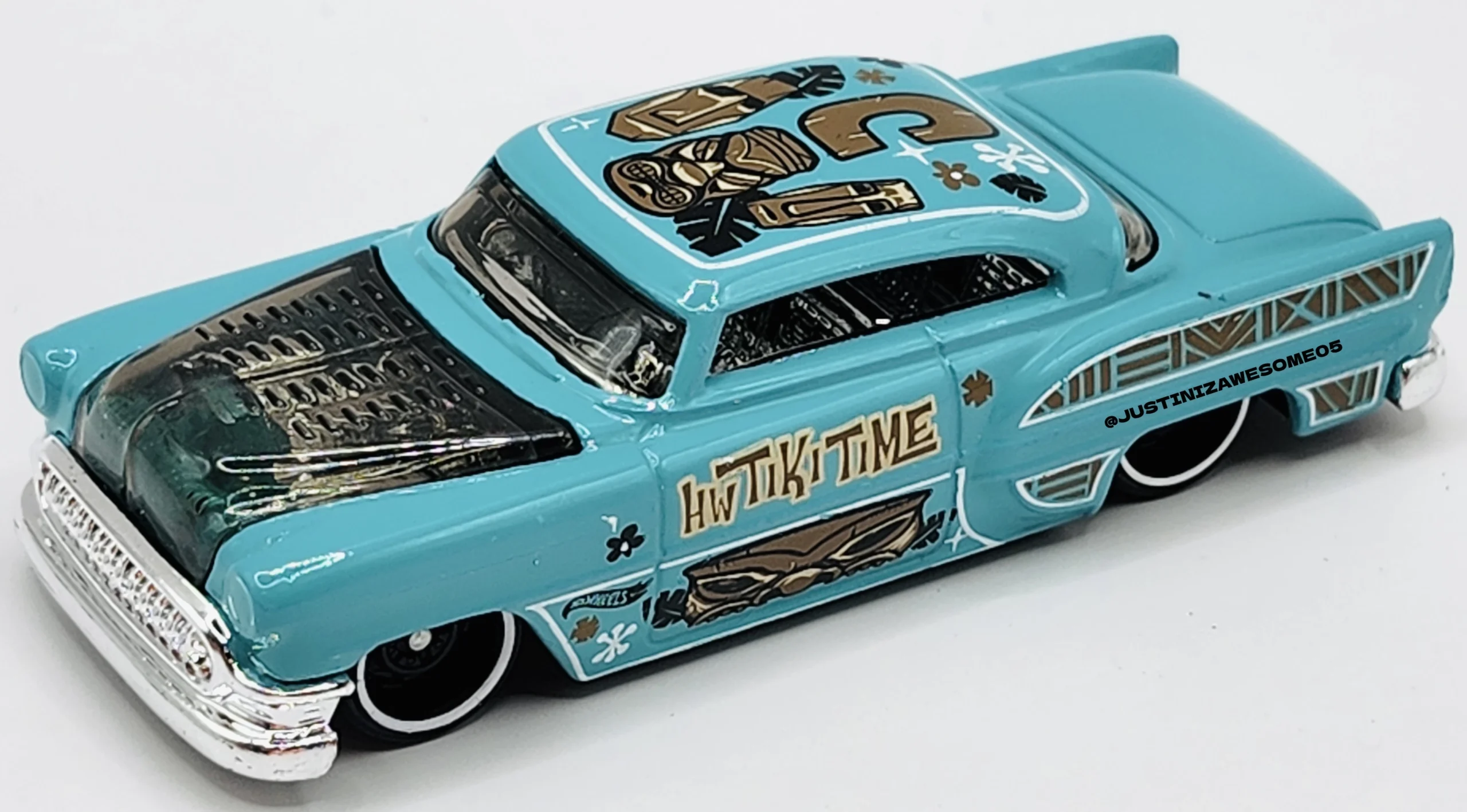 2025 Hot Wheels Custom '53 Chevy Cyan - Mainline 012/250 - Art Cars 2/10