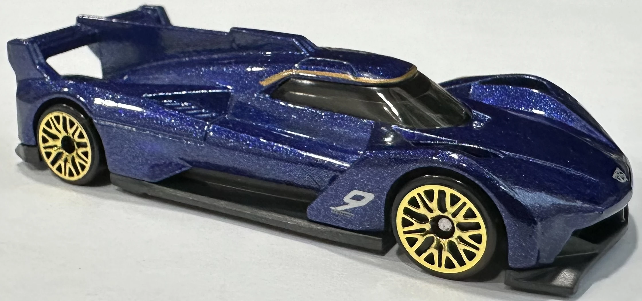 2024 Hot Wheels 	Cadillac Project GTP Hypercar Blue - Mainline 123/250 - Turbo 3/5