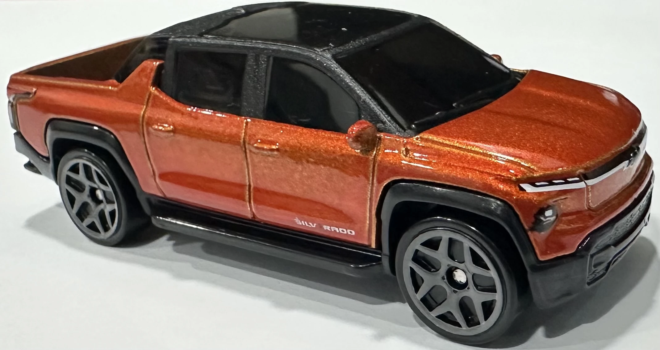 2025 Hot Wheels 				Silverado EV RST Orange - Mainline 086/250 - EV 06/10