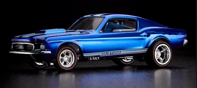 Custom Mustang Otto Blue - 2020 Hot Wheels Redline Club RLC