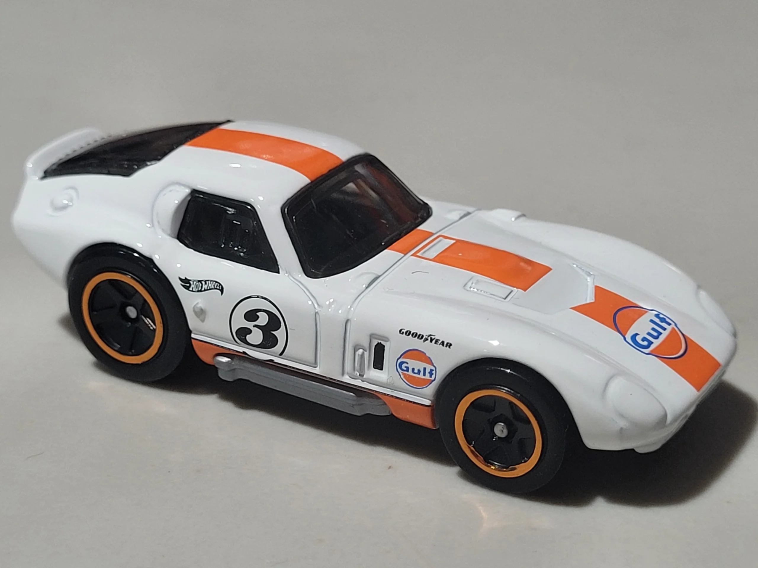 2024 Hot Wheels 			Shelby Cobra "Daytona" Coupe White - Mainline 122/250 - Race Day 5/10 Walgreens Exclusive