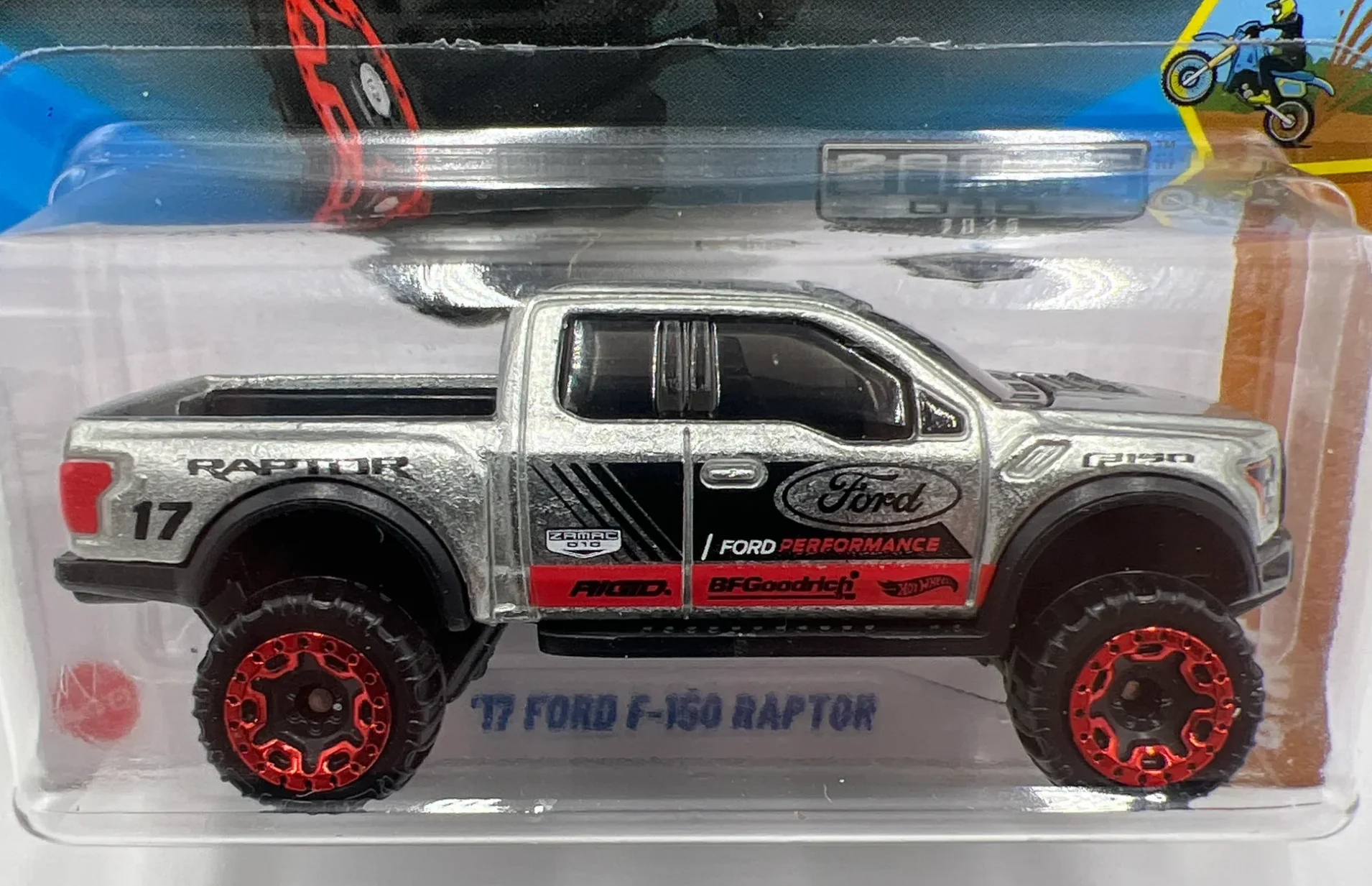 2025 Hot Wheels 			'17 Ford F-150 Raptor Chrome - Mainline 178/250 - Dirt 09/10