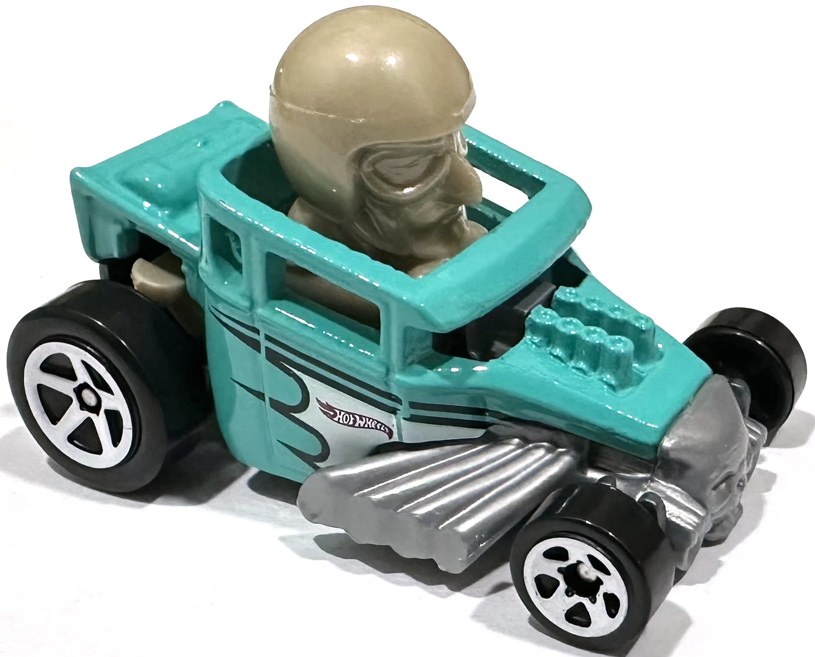 2025 Hot Wheels Skull Shaker Cyan - Mainline 118/250 - Experimotors 3/10