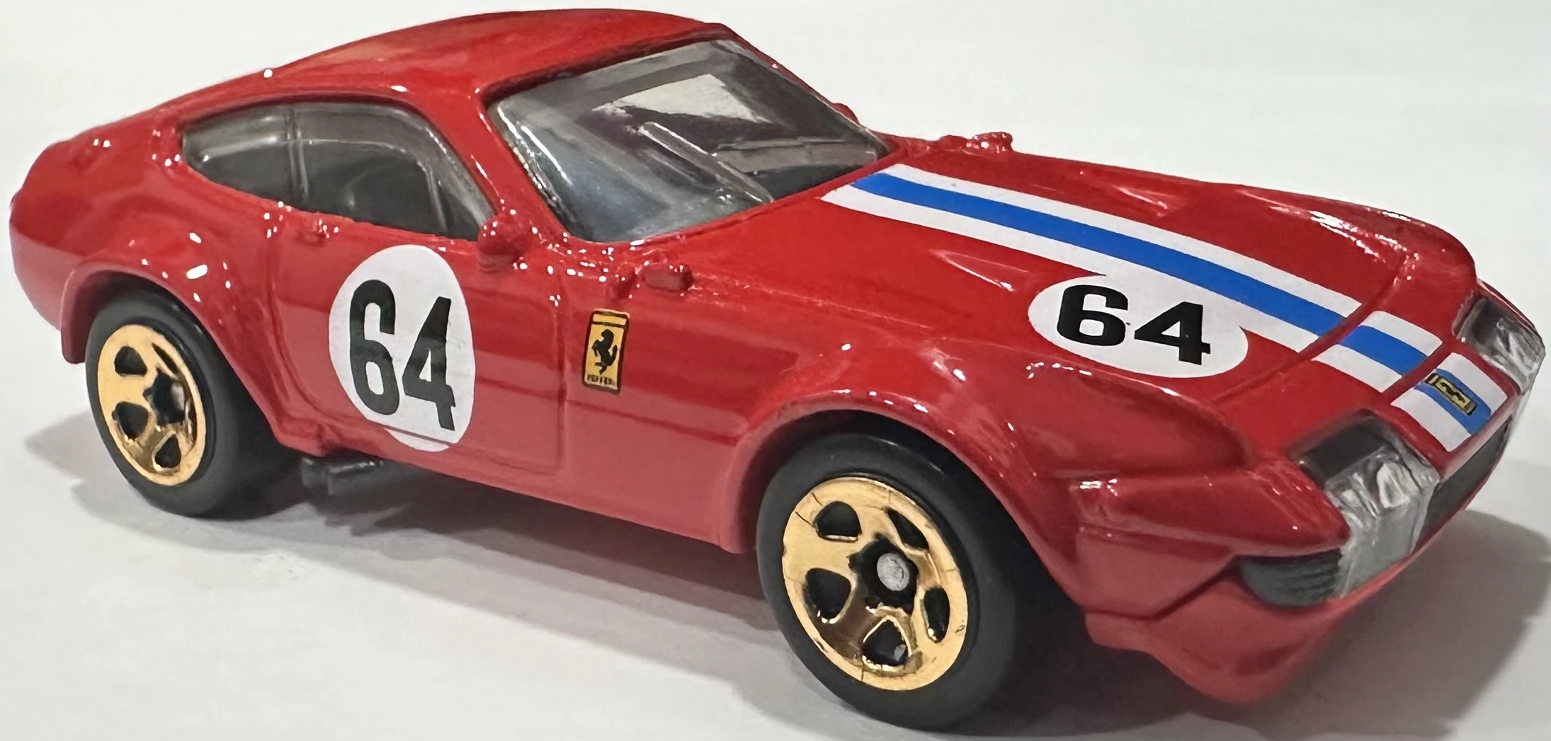 2025 Hot Wheels Ferrari 365 GTB4 Competizione Red - Mainline 222/250 - Race Day 10/10
