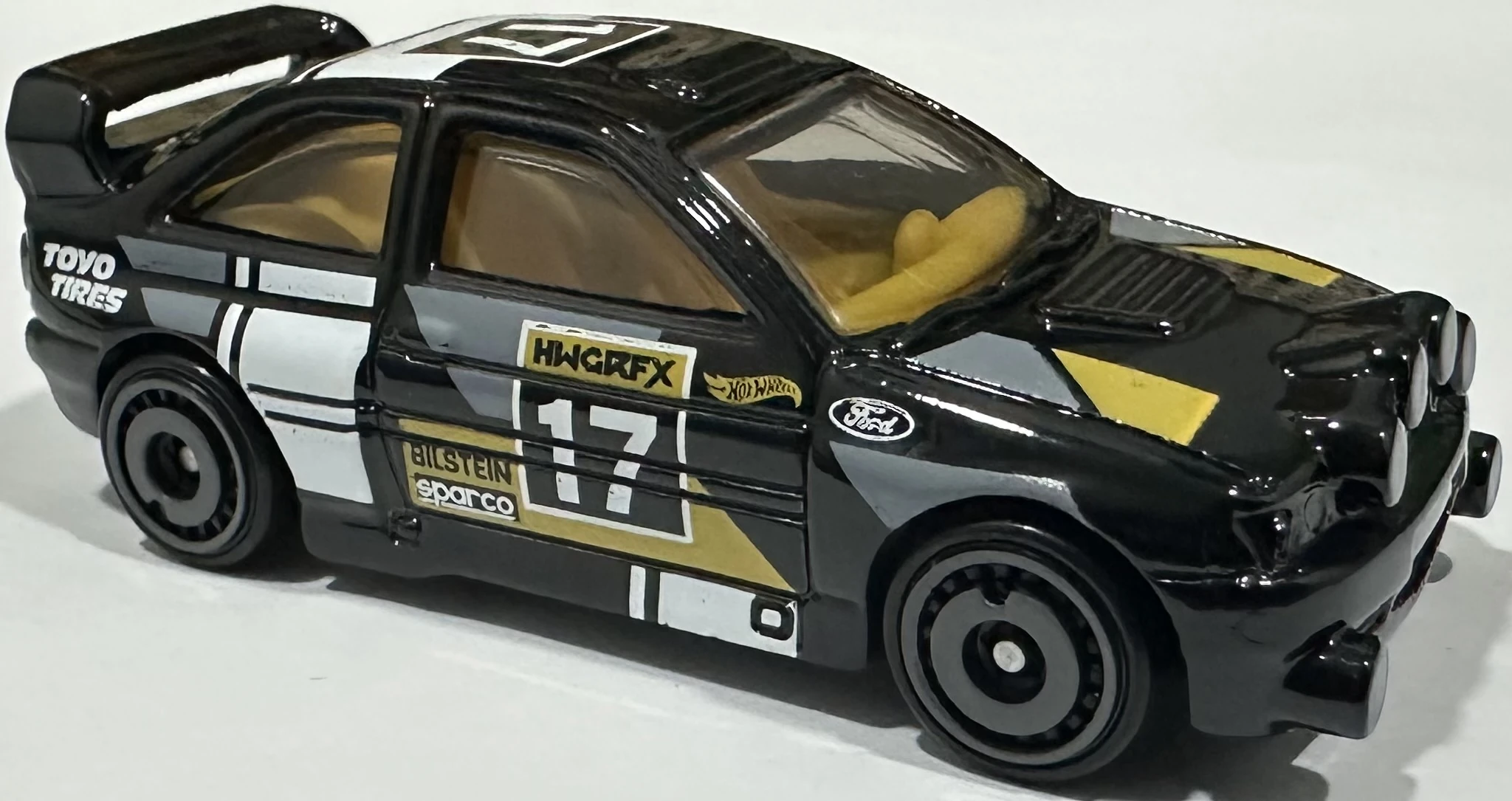 2025 Hot Wheels Ford Escort Black - Mainline 113/250 - Compact Kings 04/10