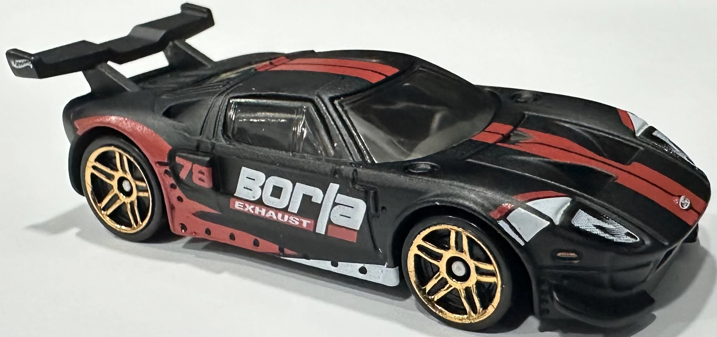 2025 Hot Wheels 	Ford GT Black - Mainline 159/250 - Metro 4/5