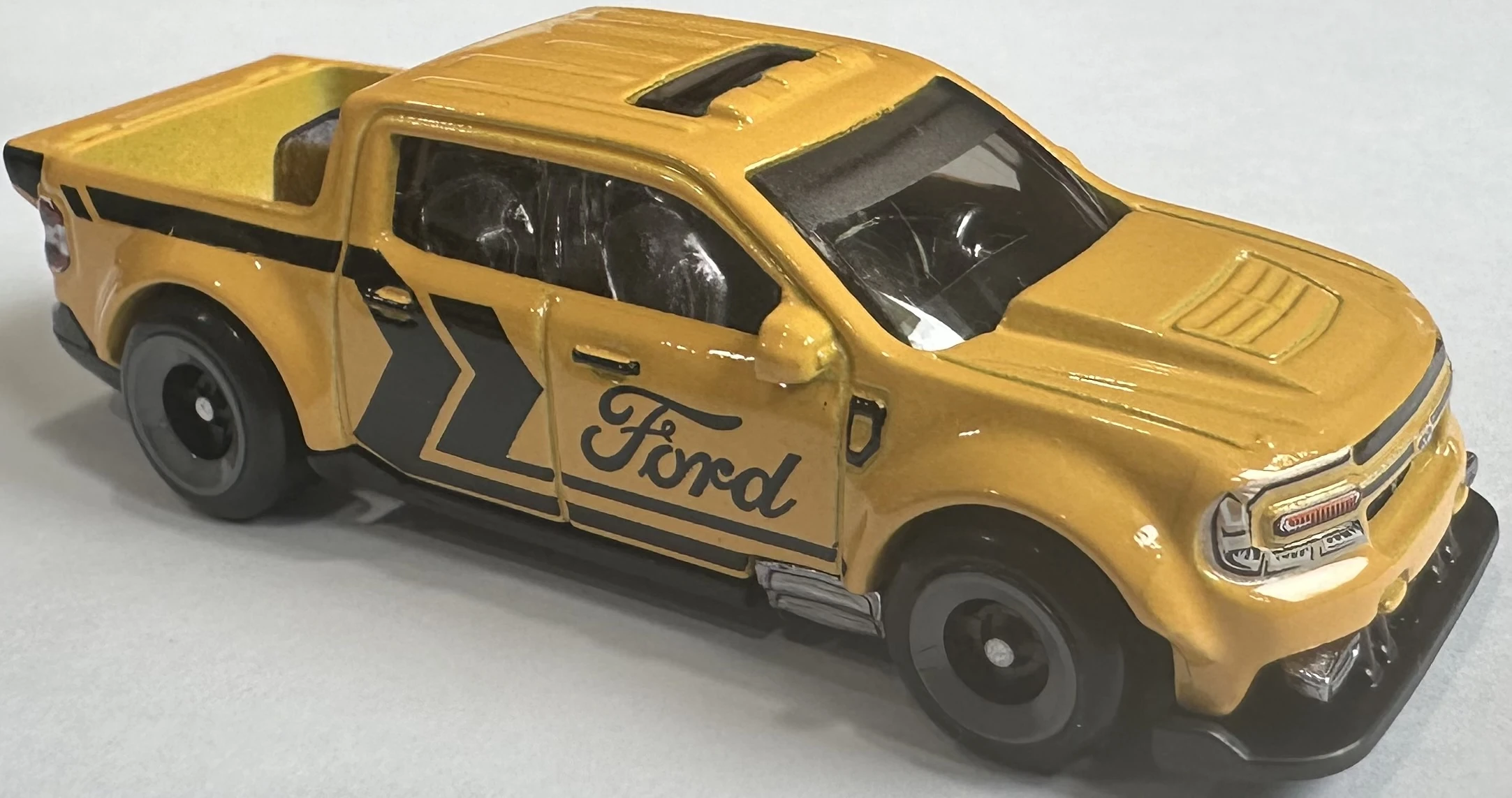 2025 Hot Wheels 	'22 Ford Maverick Custom Yellow - Mainline 049/250 - Metro 1/5