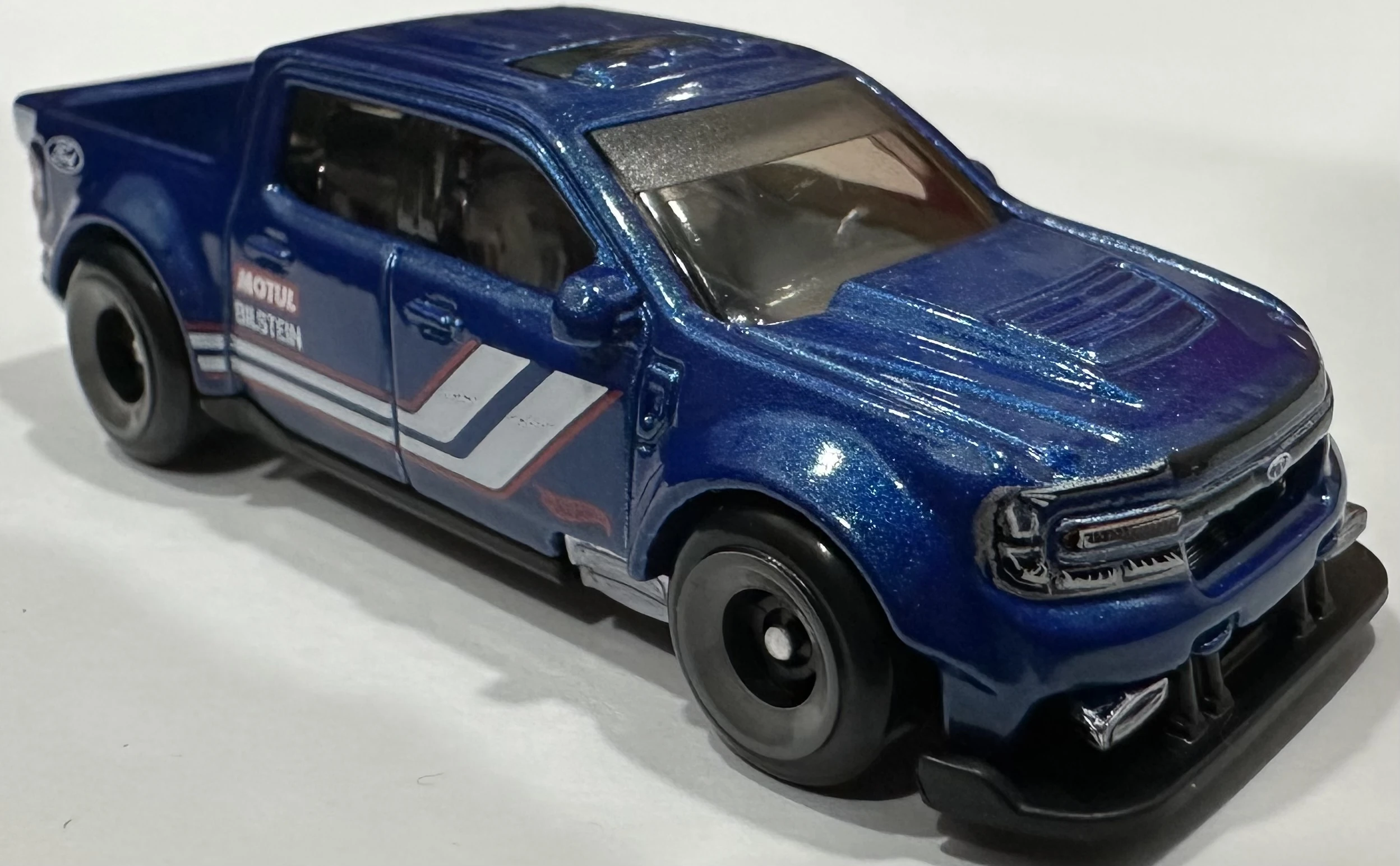 2024 Hot Wheels 			'22 Ford Maverick Custom Blue - Mainline 196/250 - Hot Trucks 10/10
