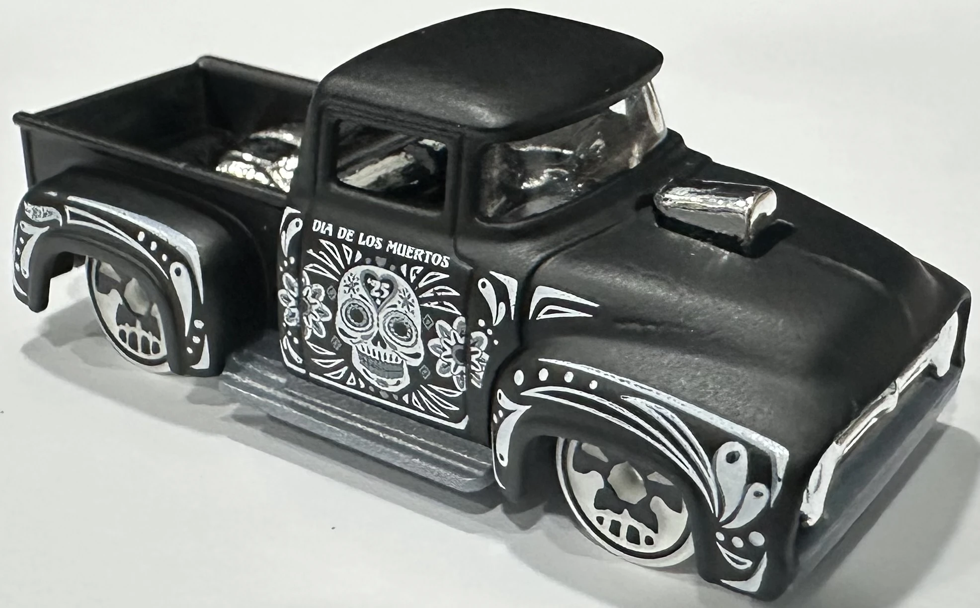2025 Hot Wheels 	Custom '56 Ford Truck Black - Mainline 233/250 - Celebration Racers 8/10