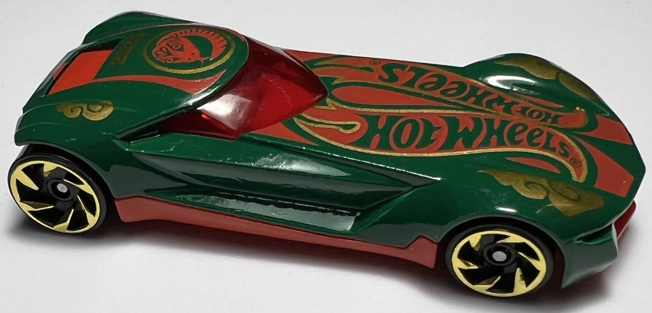 2025 Hot Wheels 	Twin Mill Gen-E Dark Green - Mainline 027/250 - Celebration Racers 1/10