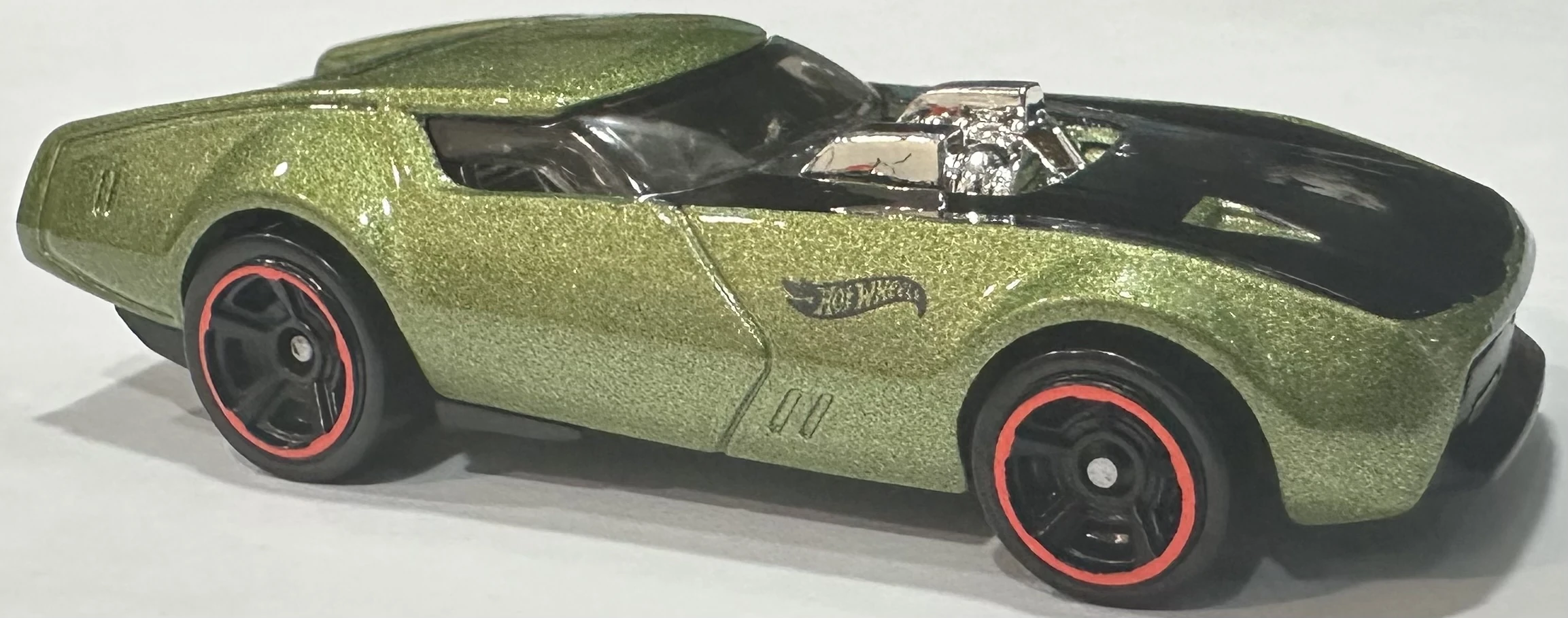 2025 Hot Wheels 			Slide-Burn Dark Green - Mainline 108/250 - Dream Garage 04/05