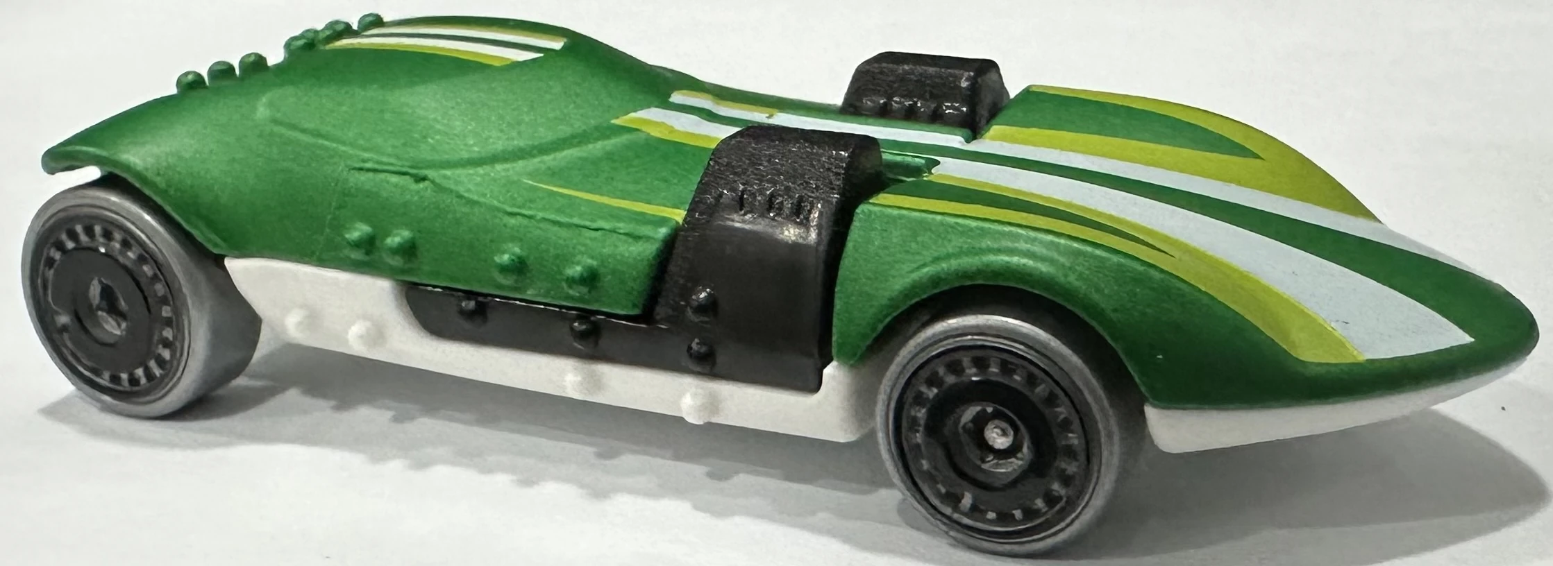 2024 Hot Wheels 				HW Braille Racer - Twin Mill Green - Mainline 027/250 - Celebrations Racers 1/10